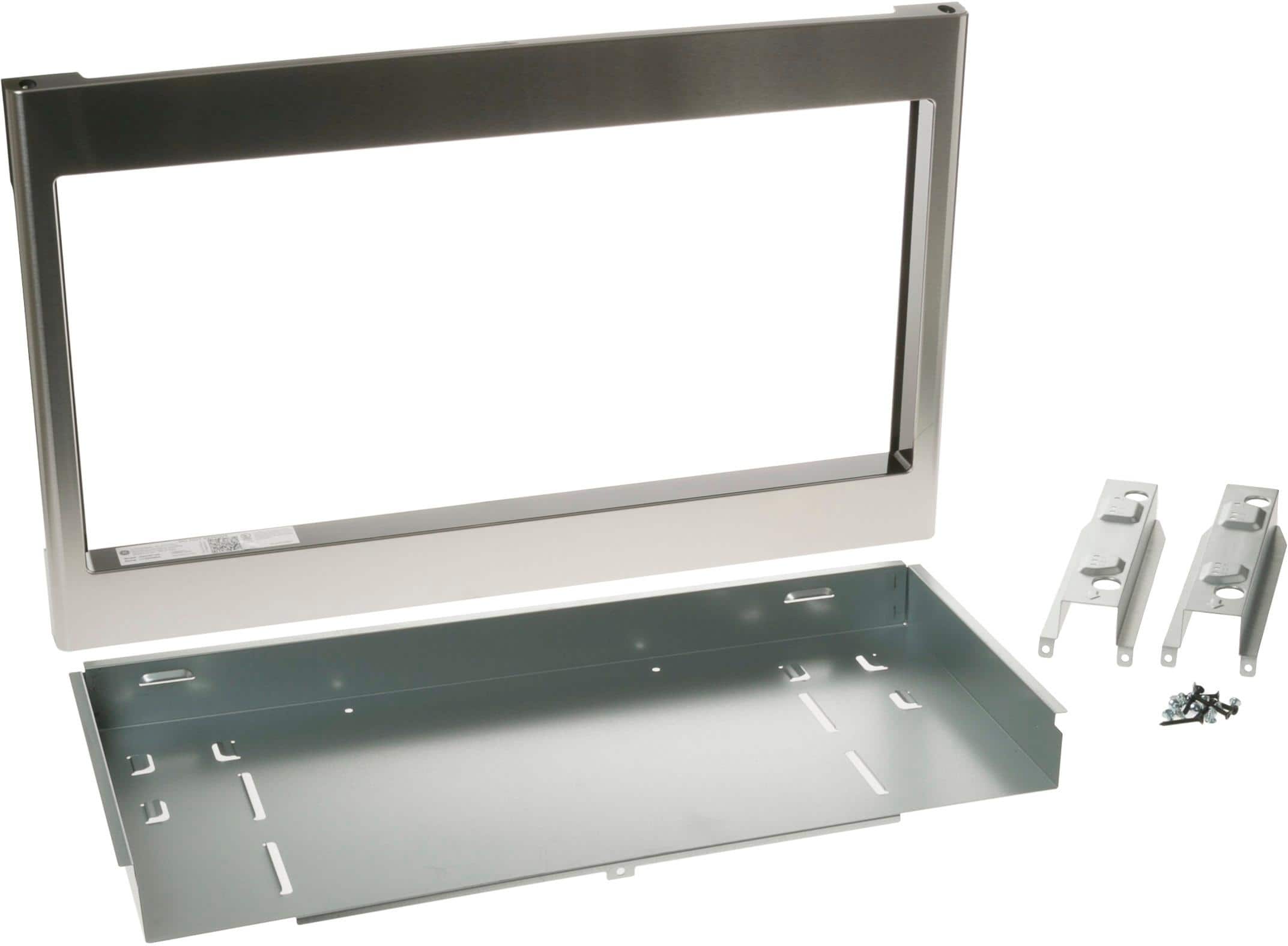 27" Built-In Trim Kit for Select GE Microwaves - Stainless Steel product image