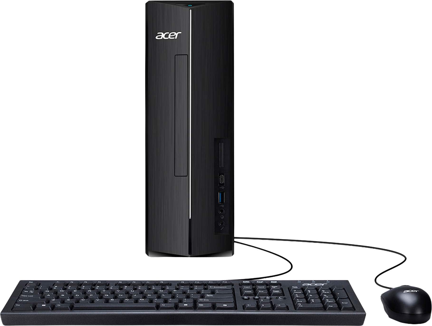 Acer - Aspire XC-1715 Desktop- Intel Processor N150 - 512GB M.2 2280 PCIe SSD-8GB DDR5 Memory - Black product image
