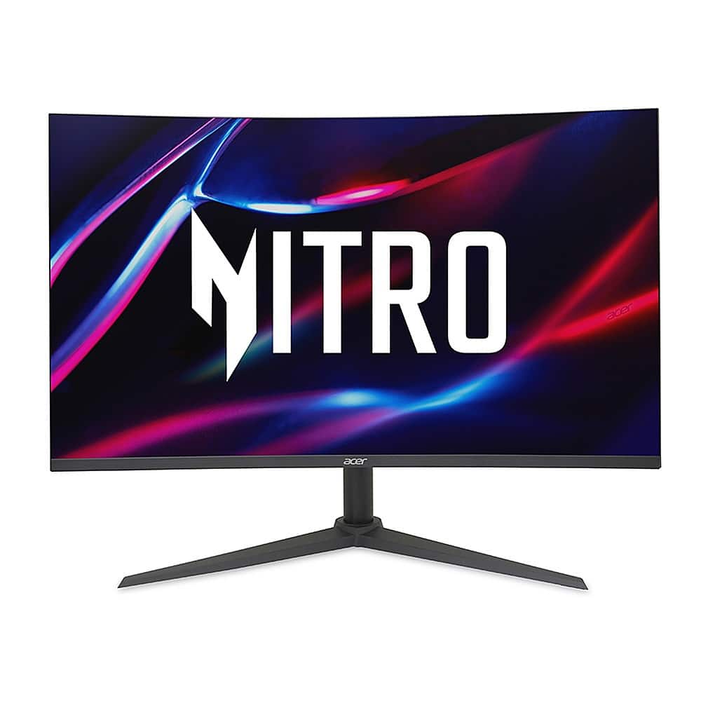 Acer - Nitro 31.5” WQHD Gaming Monitor, AMD FreeSync (1 x DP 1.4, 2 x HDMI 2.0 Ports & 1 x Audio Out) - Black product image