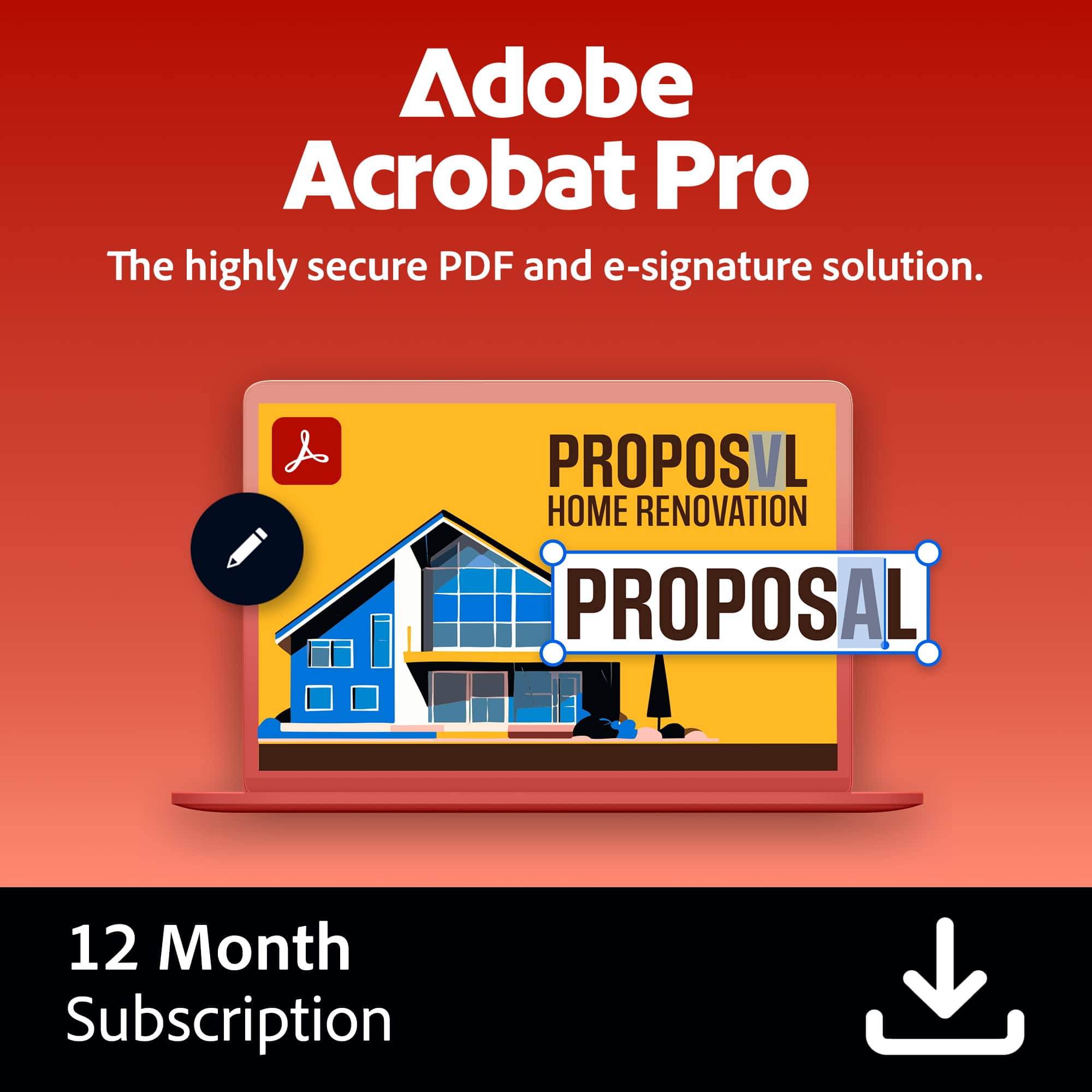 Adobe - Acrobat Pro PDF Software - Mac OS, Windows [Digital] product image