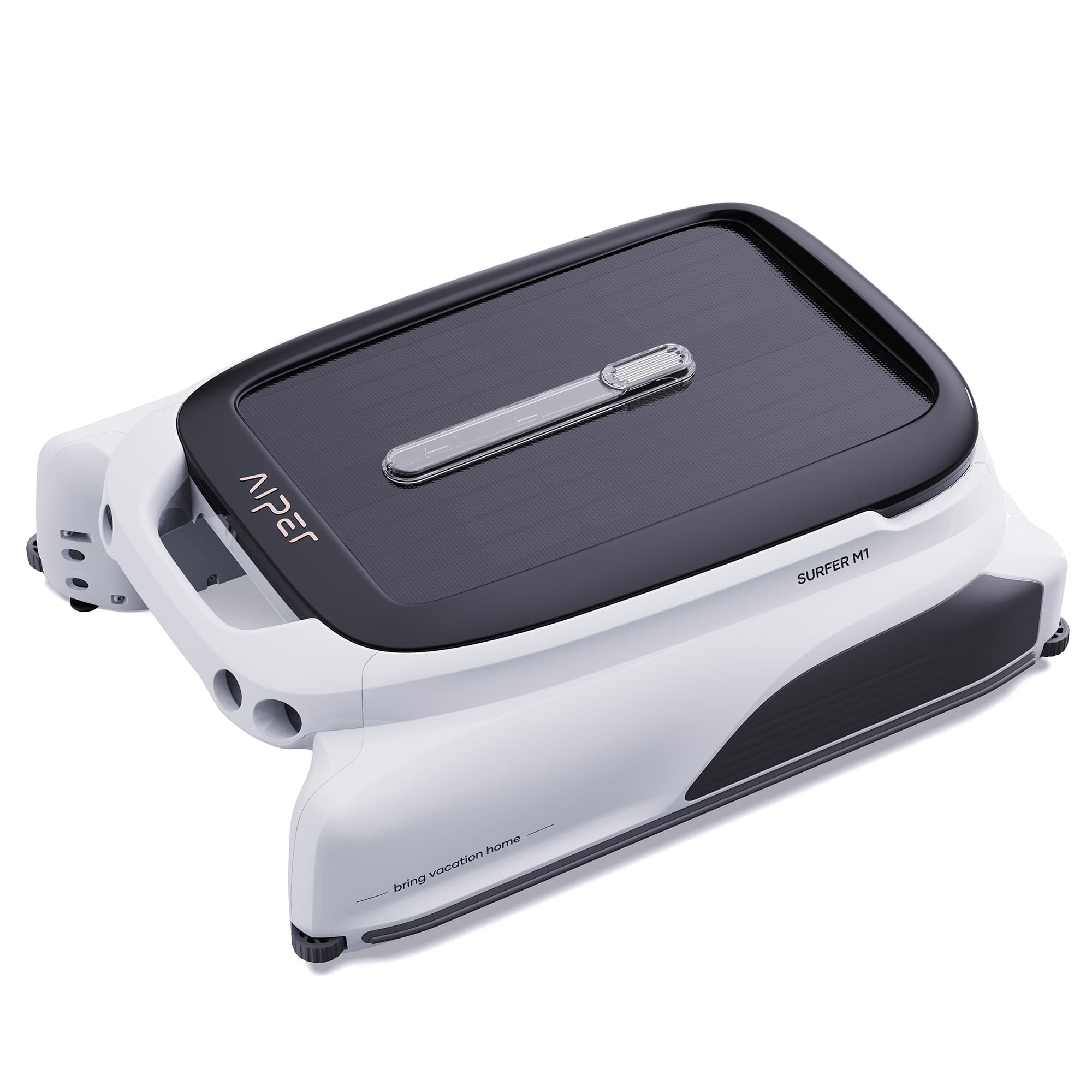 Aiper - EcoSurfer M1 Solar Powered Automatic Robotic Pool Skimmer Cleaner, Lasts 12 Hours, App Control, Ultrasonic Detection…