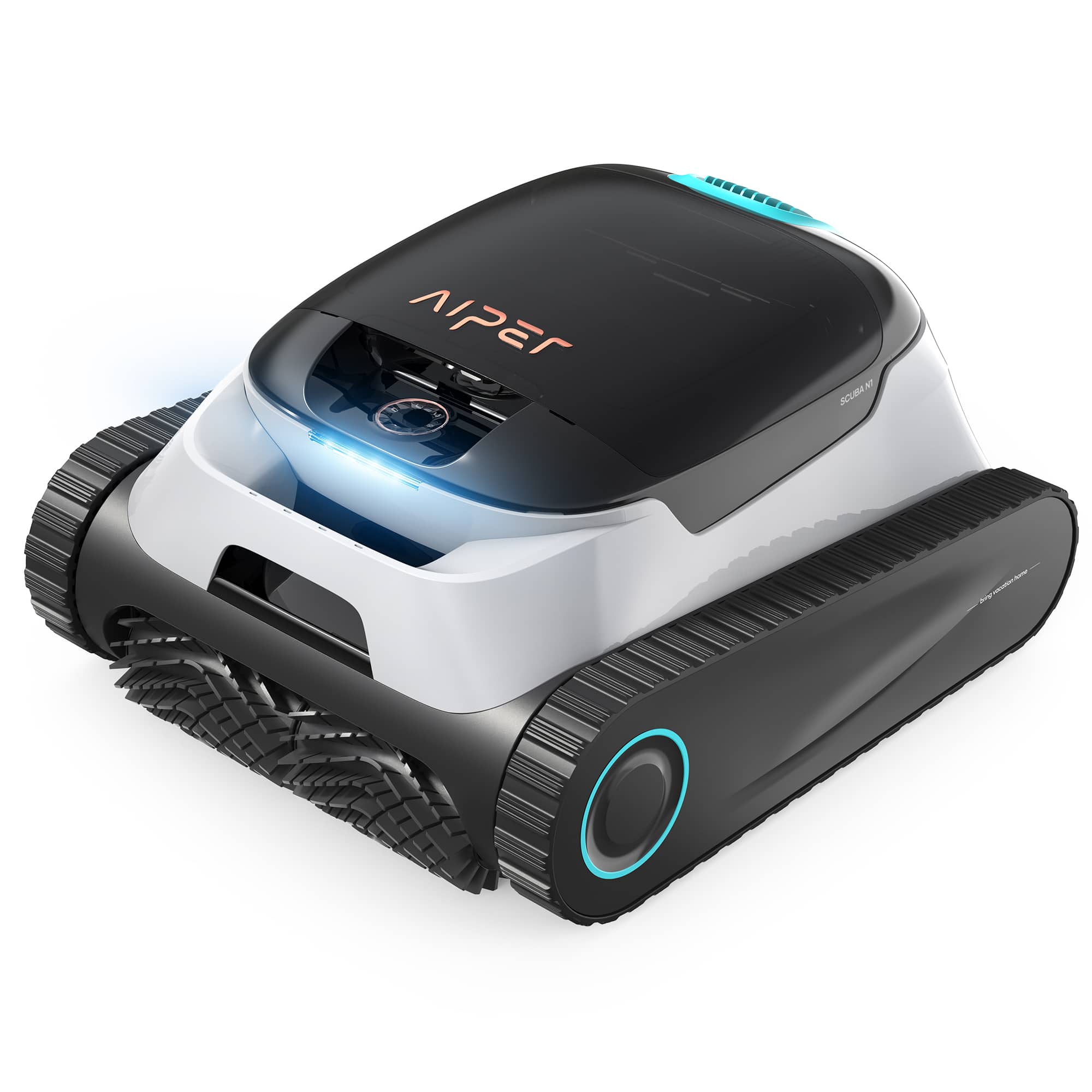 Aiper - Scuba N1 Plus: Robotic Pool Cleaner with MicroMesh Filtration for In-Ground Pools, Caterpillar Treads, and Mobile Ap…