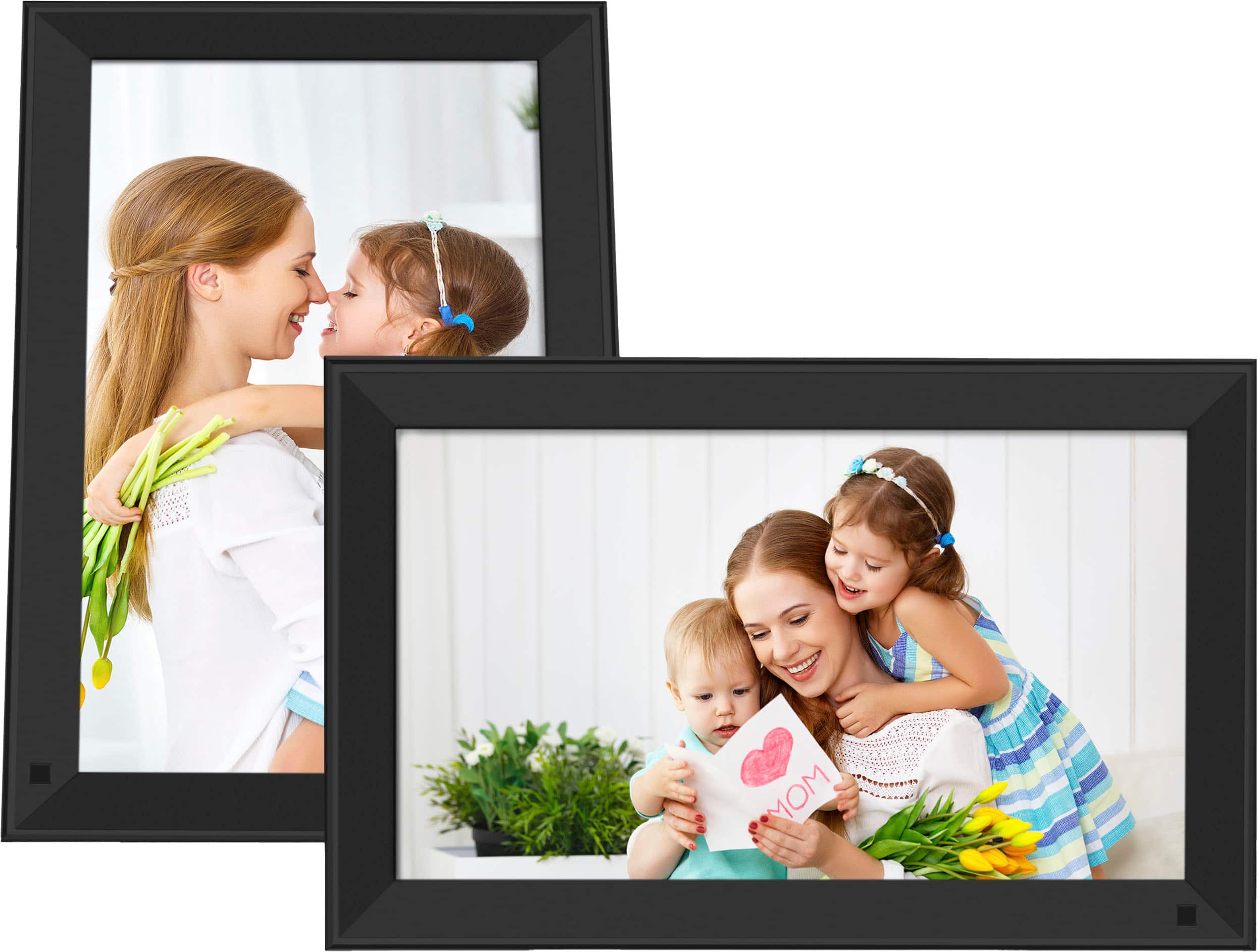 Aluratek - 15" Touchscreen LCD Wi-Fi Digital Photo Frame - Black product image