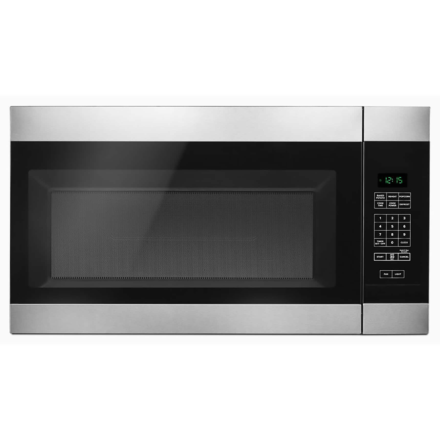Amana - 1.6 Cu. Ft. Over-the-Range Microwave with Add 0:30 Seconds - Stainless Steel product image