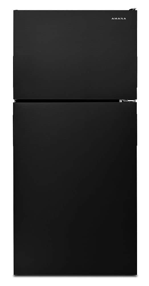 Amana - 18 Cu. Ft. Wide Top-Freezer Refrigerator with Garden Fresh Crisper Bins - Black product image