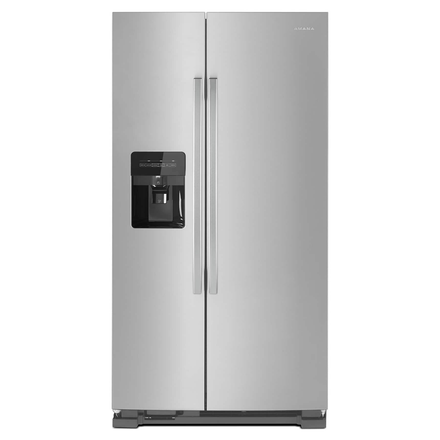 Amana - 21.4 Cu. Ft. Side-by-Side Refrigerator - Stainless Steel product image