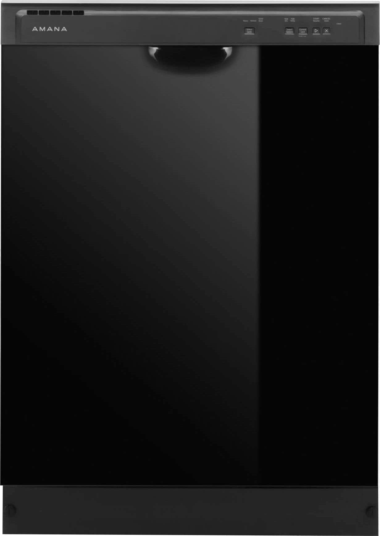 Amana - 24" Built-In Tub Dishwasher with Dark Interior, Large Capacity, 59 dBA - Black product image