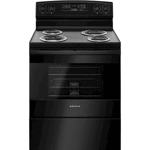 Amana - 4.8 Cu. Ft. Self-Cleaning Freestanding Electric Range - Black product image