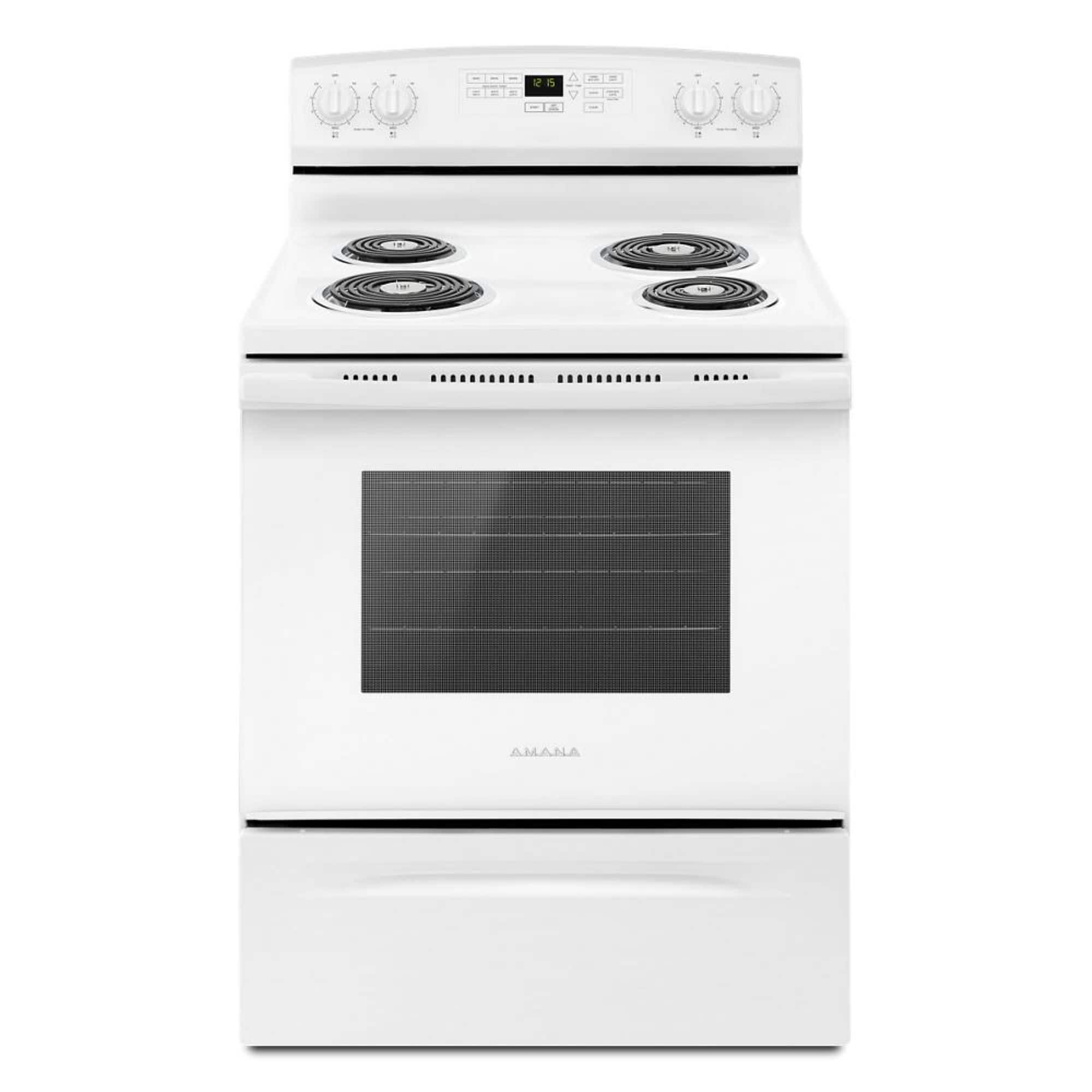 Amana - 4.8 Cu. Ft. Self-Cleaning Freestanding Electric Range - White product image