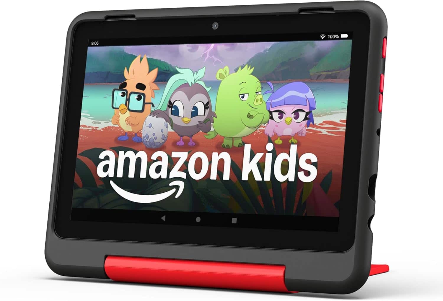 Amazon - Fire HD 8 Kids Pro tablet, ages 6-12 | 3GB memory, 8" HD screen, 13-hr battery, 32GB (2024 release) - Marvel Avenge…