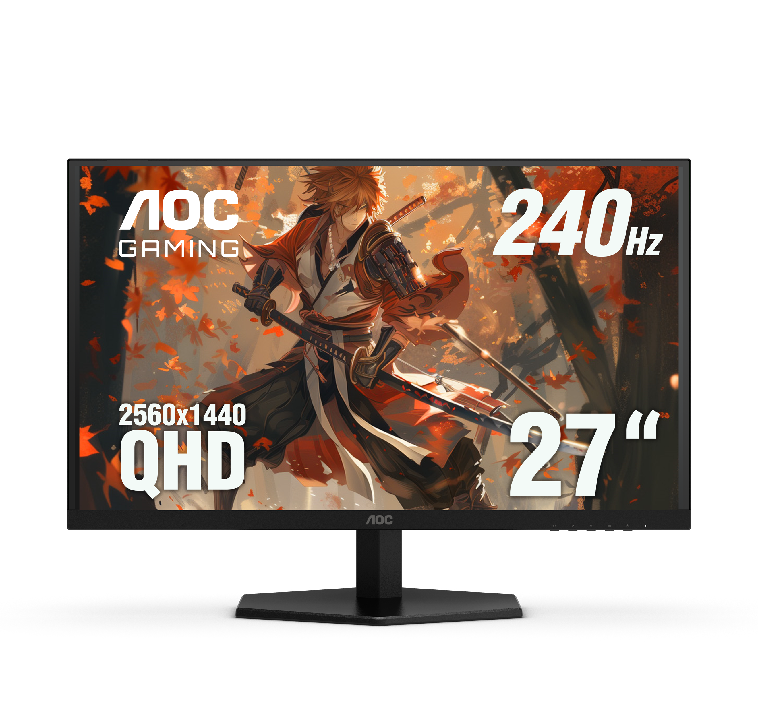 AOC - 27" Q27G42ZE IPS, QHD, 240Hz, G-Sync Compatible, Gaming Monitor - Black product image