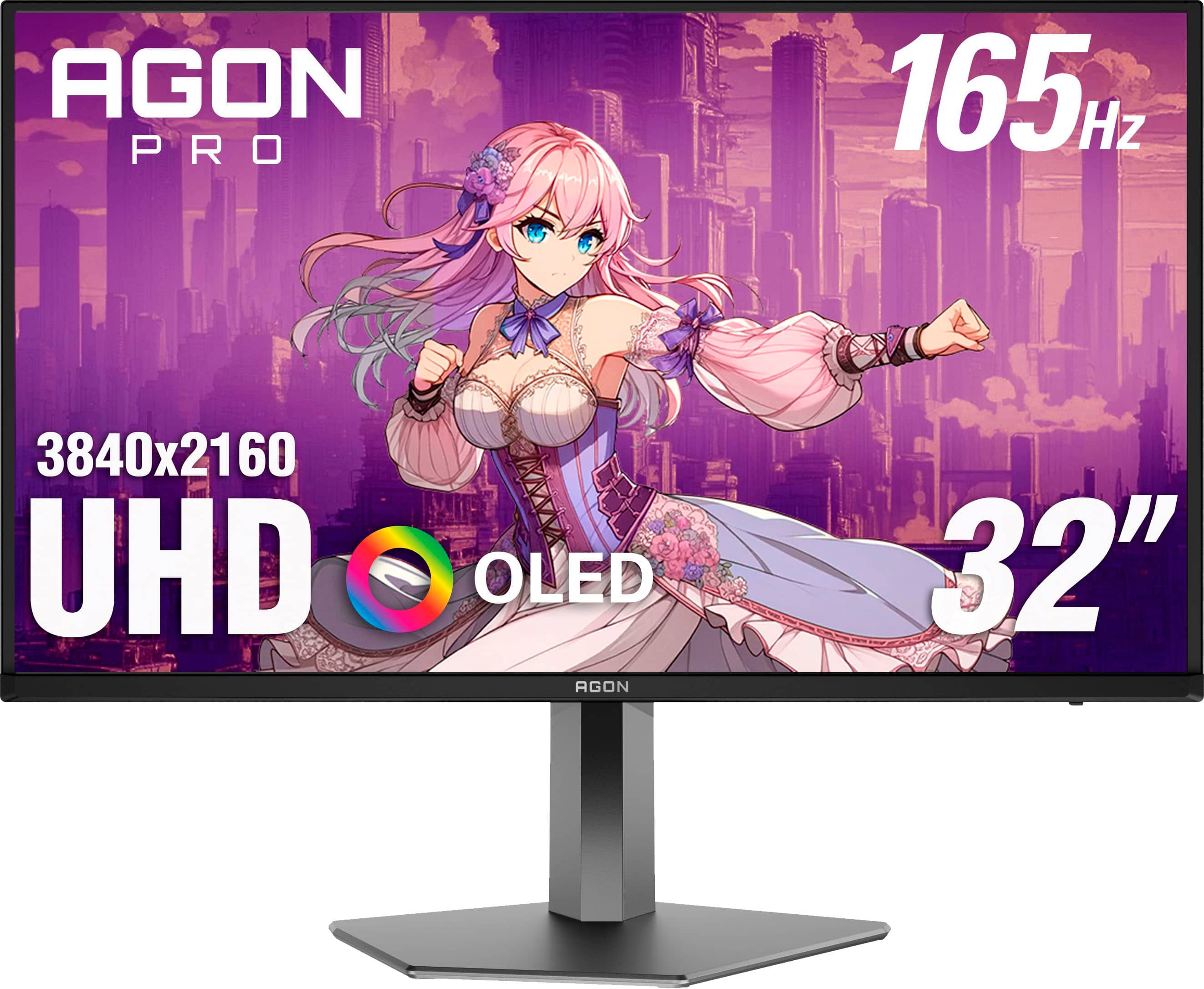 AOC - 31.5" AG326UD QD-OLED, UHD, 165hz Gaming Monitor - Black product image
