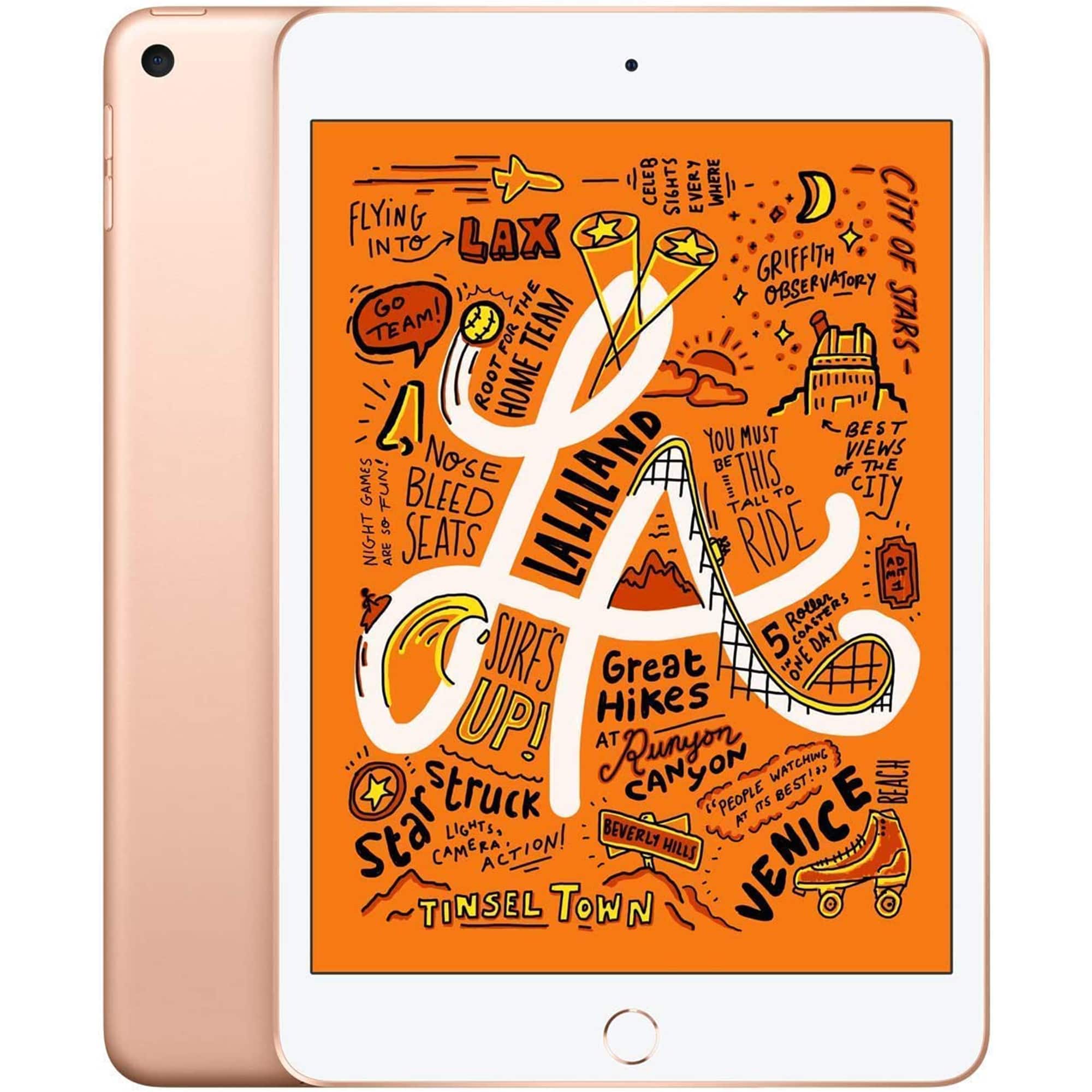 Apple - Certified Refurbished 7.9-Inch iPad Mini (5th Generation) (2019) Wi-Fi + Cellular - 64GB - Gold (Unlocked) product i…