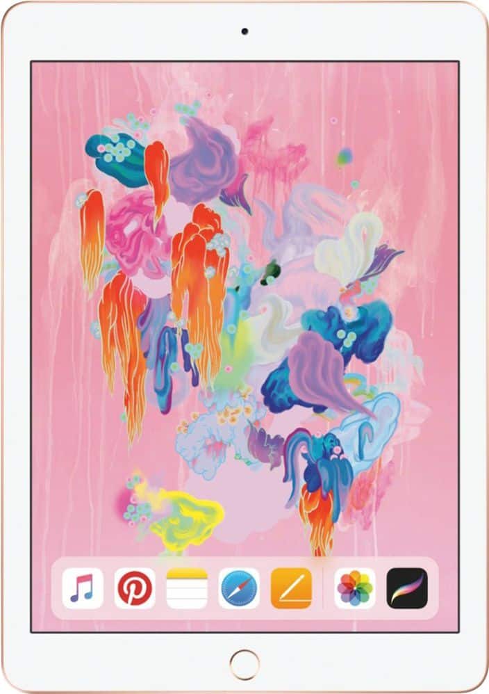 Apple - Certified Refurbished iPad (6th Generation) (2018) Wi-Fi - 32GB - Gold product image