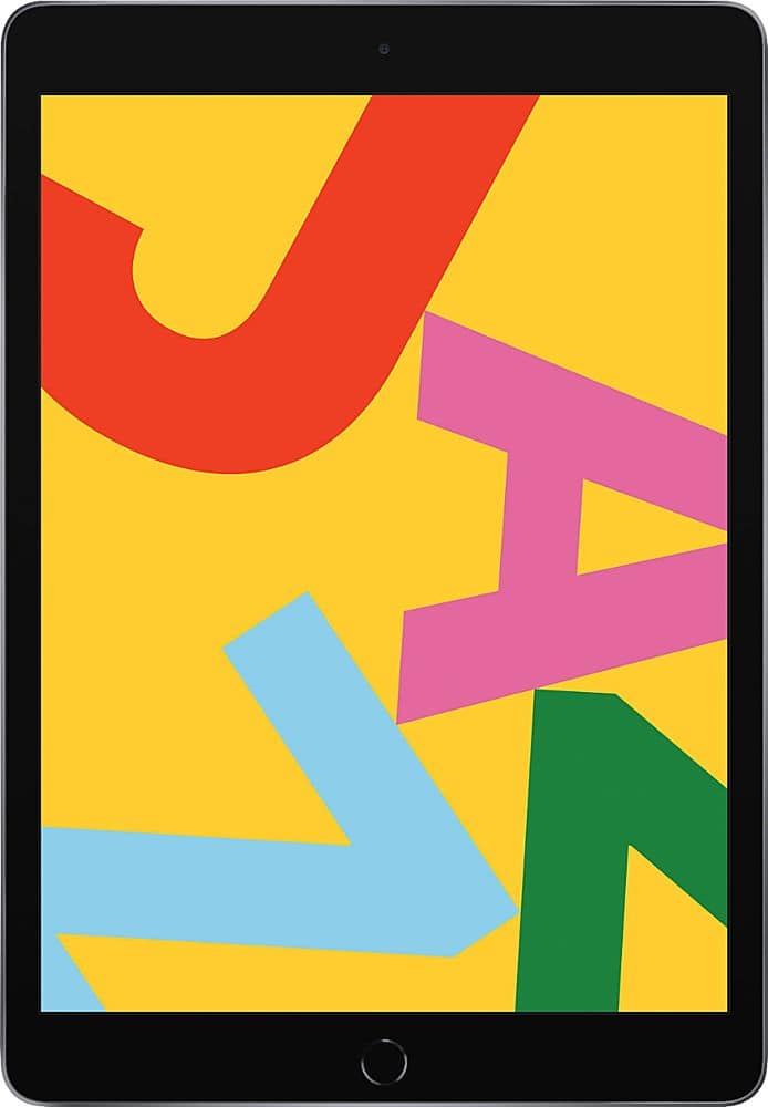 Apple - Certified Refurbished iPad (7th Generation) (2019) Wi-Fi - 128GB - Space Gray product image