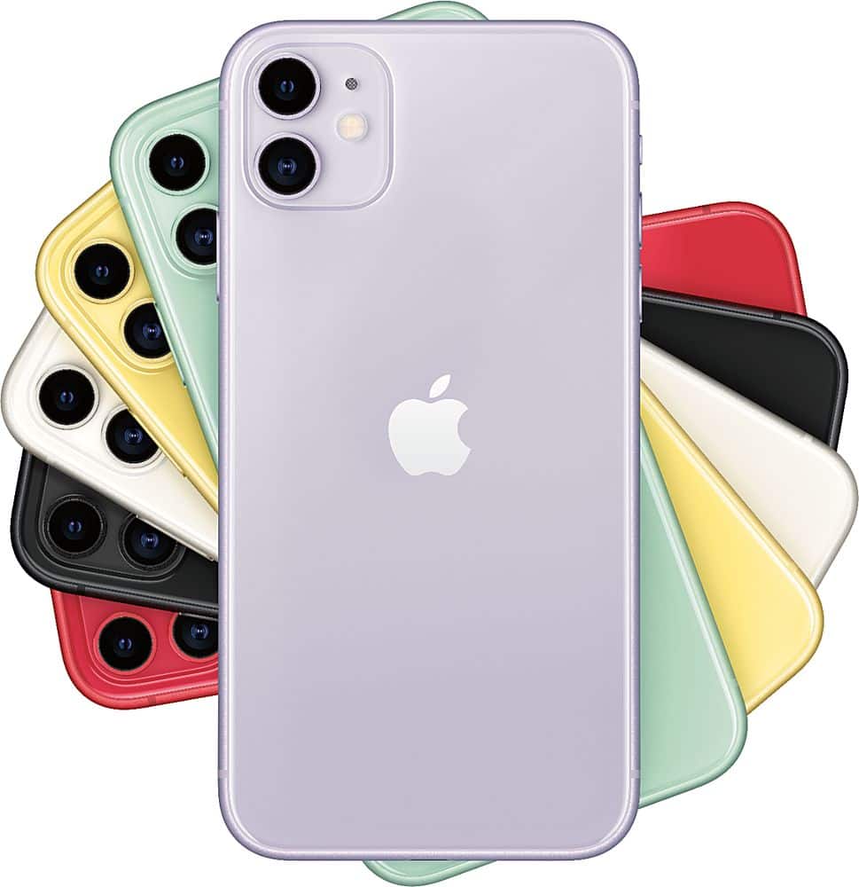 Apple - Geek Squad Certified Refurbished iPhone 11 with 64GB Memory Cell Phone (Unlocked) - Purple product image