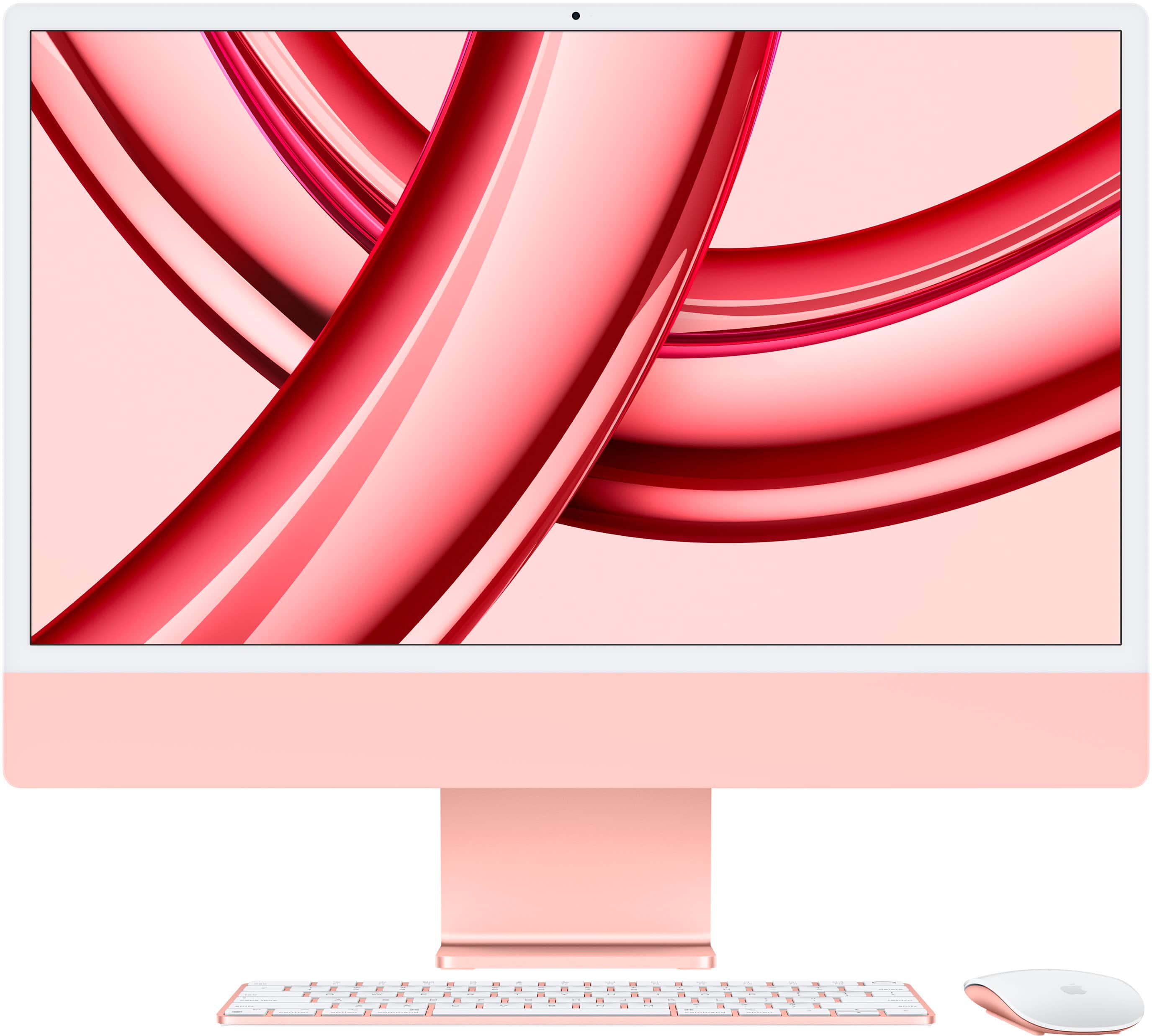 Apple - iMac 24" All-in-One - M3 chip 10-Core - 8GB Memory - 256GB - Pink product image