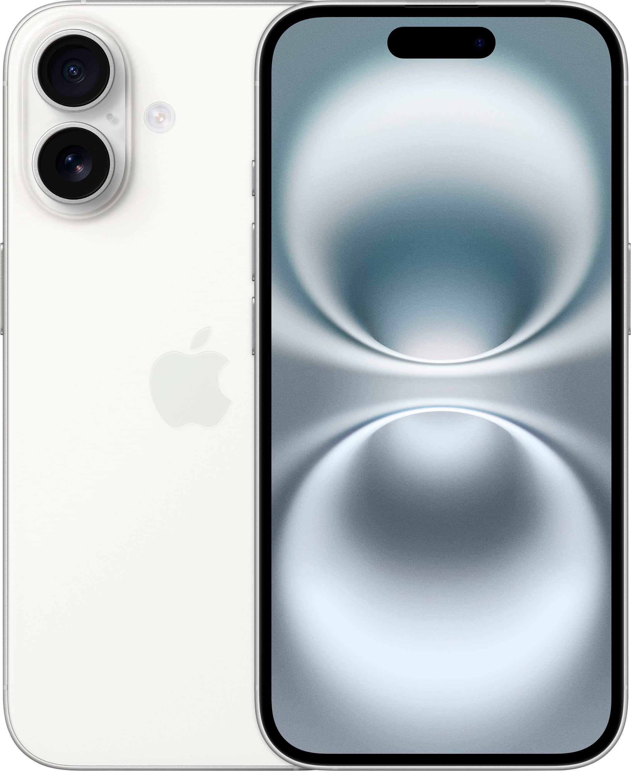 Apple - iPhone 16 128GB - Apple Intelligence - White (AT&T) product image