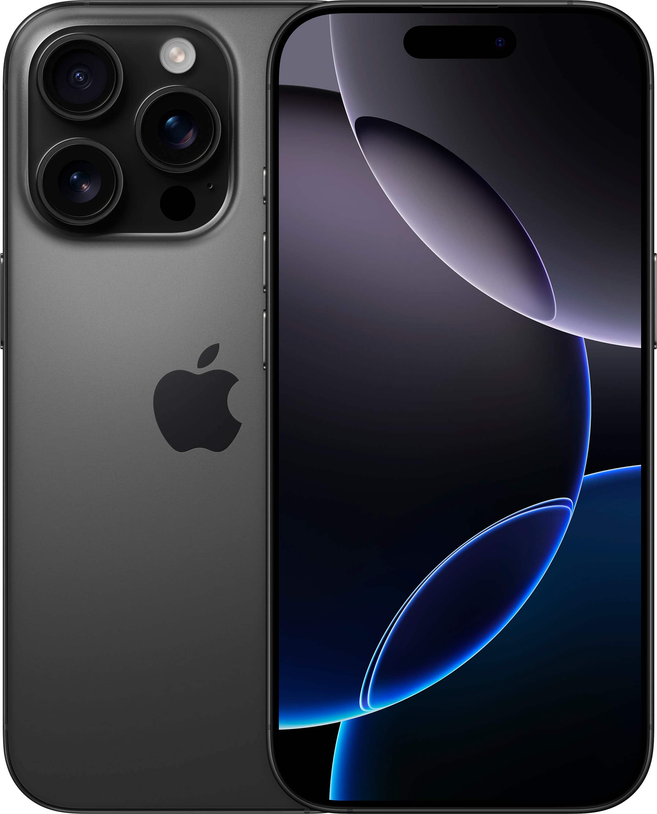 Apple - iPhone 16 Pro 256GB - Apple Intelligence - Black Titanium (AT&T) product image