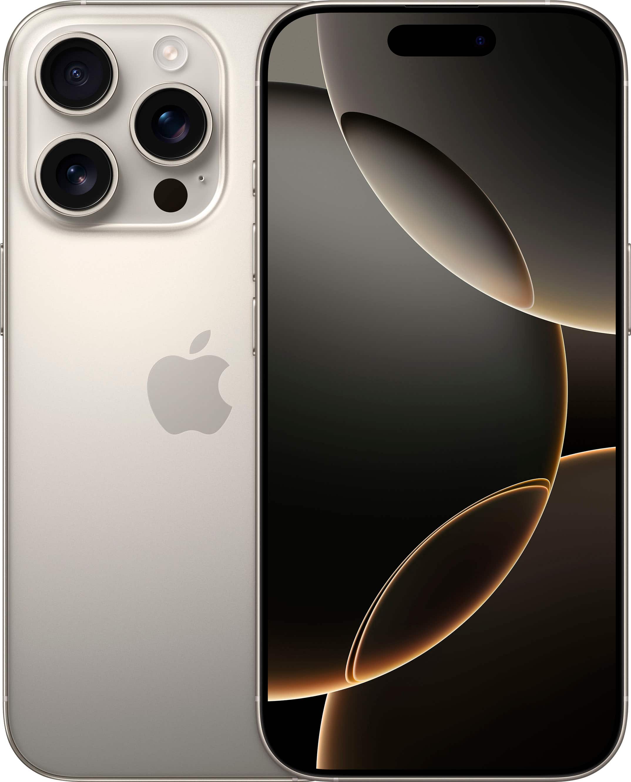 Apple - iPhone 16 Pro 512GB - Apple Intelligence - Natural Titanium (Verizon) product image