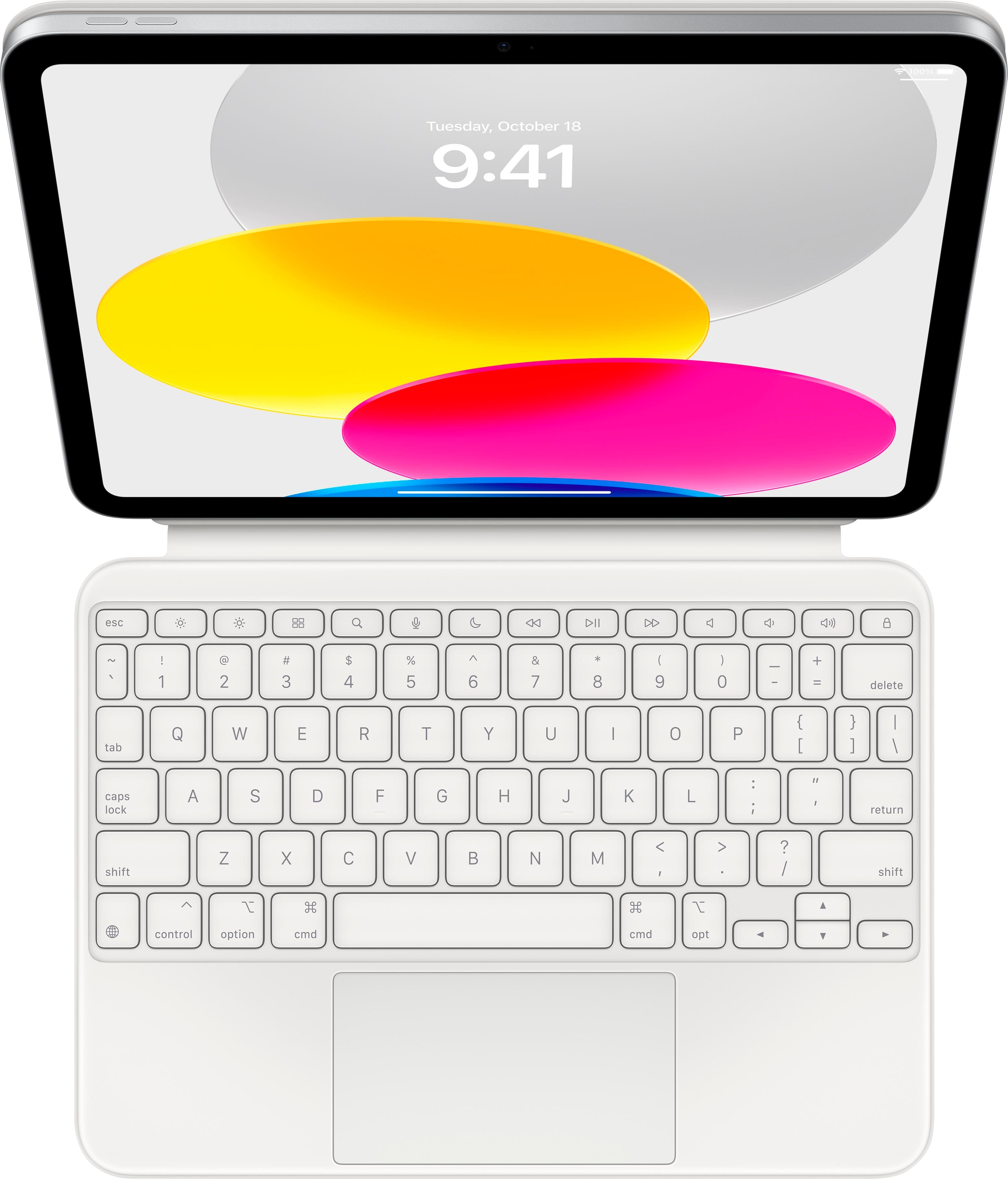Apple - Magic Keyboard Folio for iPad (A16) - White product image