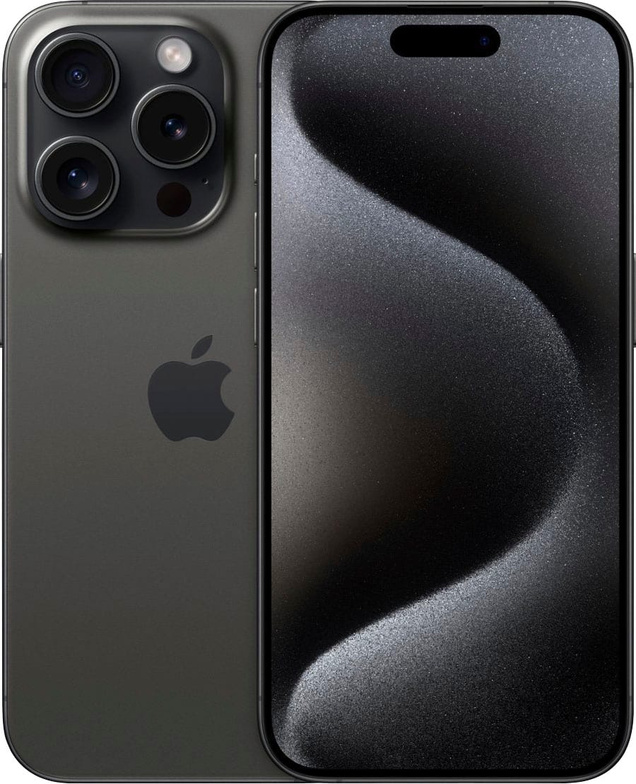 Apple - Pre-Owned Excellent iPhone 15 Pro Max 5G 256GB - Apple Intelligence - (Unlocked) - Black Titanium product image