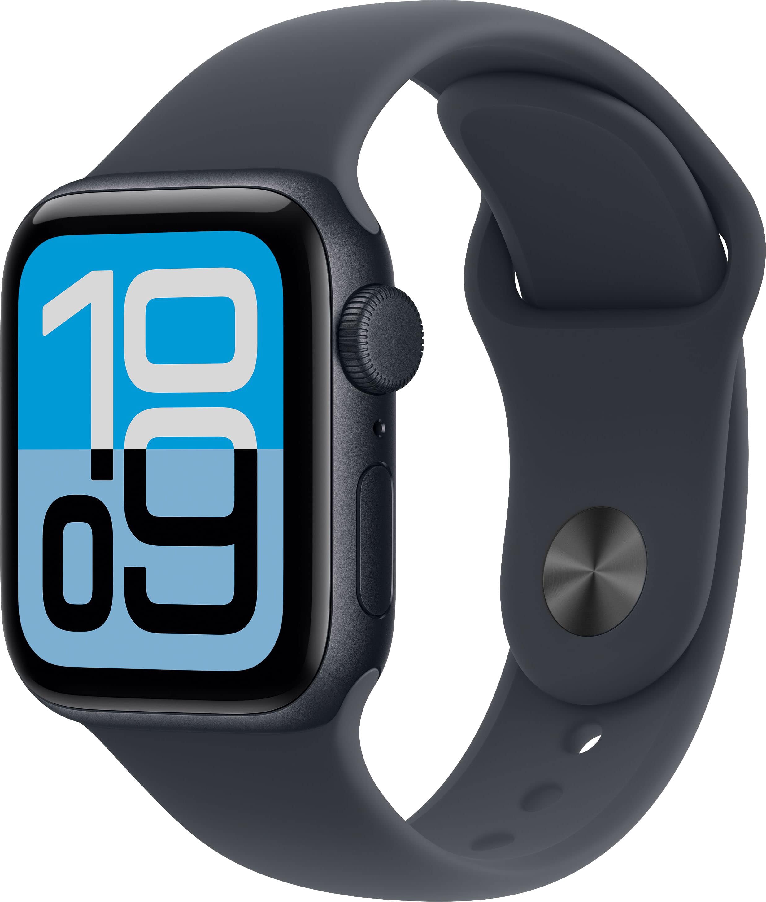 Apple Watch SE 3 (GPS) 40mm Midnight Aluminum Case with Midnight Sport Band - S/M - Midnight - (2025) product image