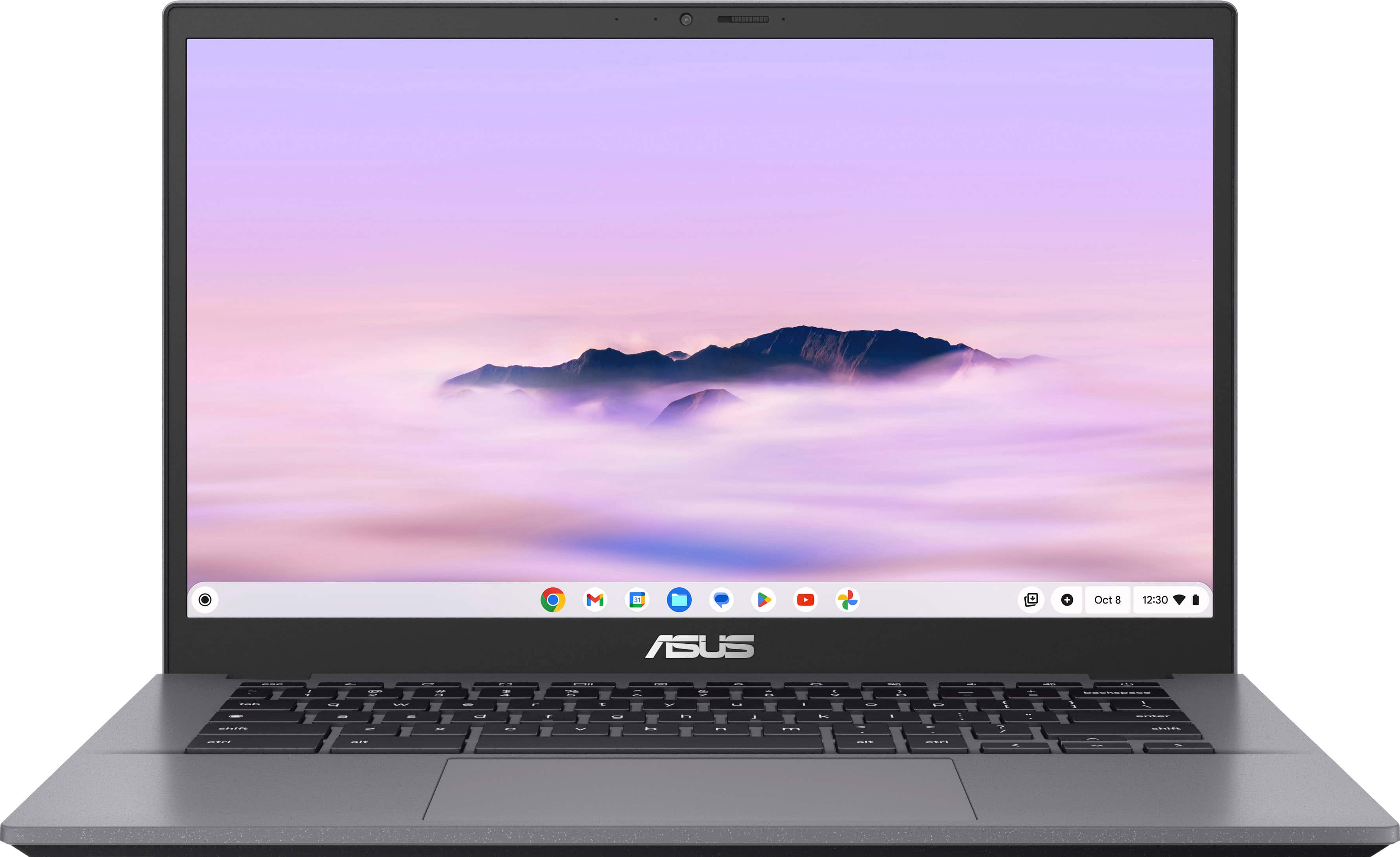 ASUS - CX34 14" FHD Chromebook Plus Laptop with Google AI - Intel Core i5 - 8GB Memory - 128GB SSD - Rock Grey product image