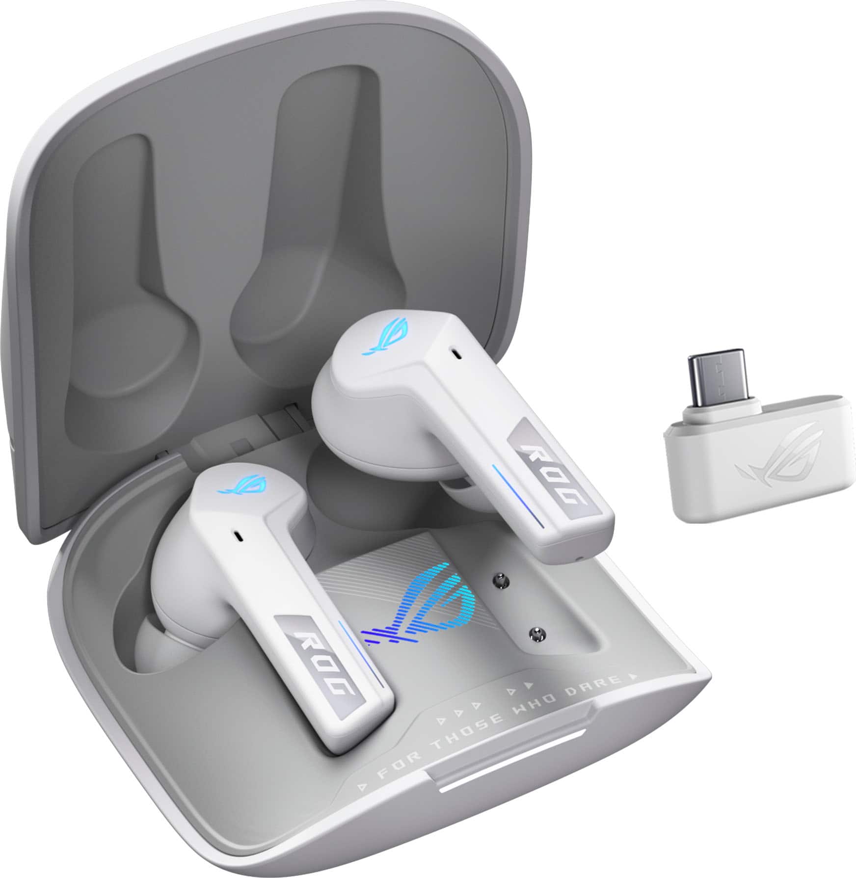 ASUS - ROG Cetra True Wireless SpeedNova In-Ear Gaming Earbuds - White product image