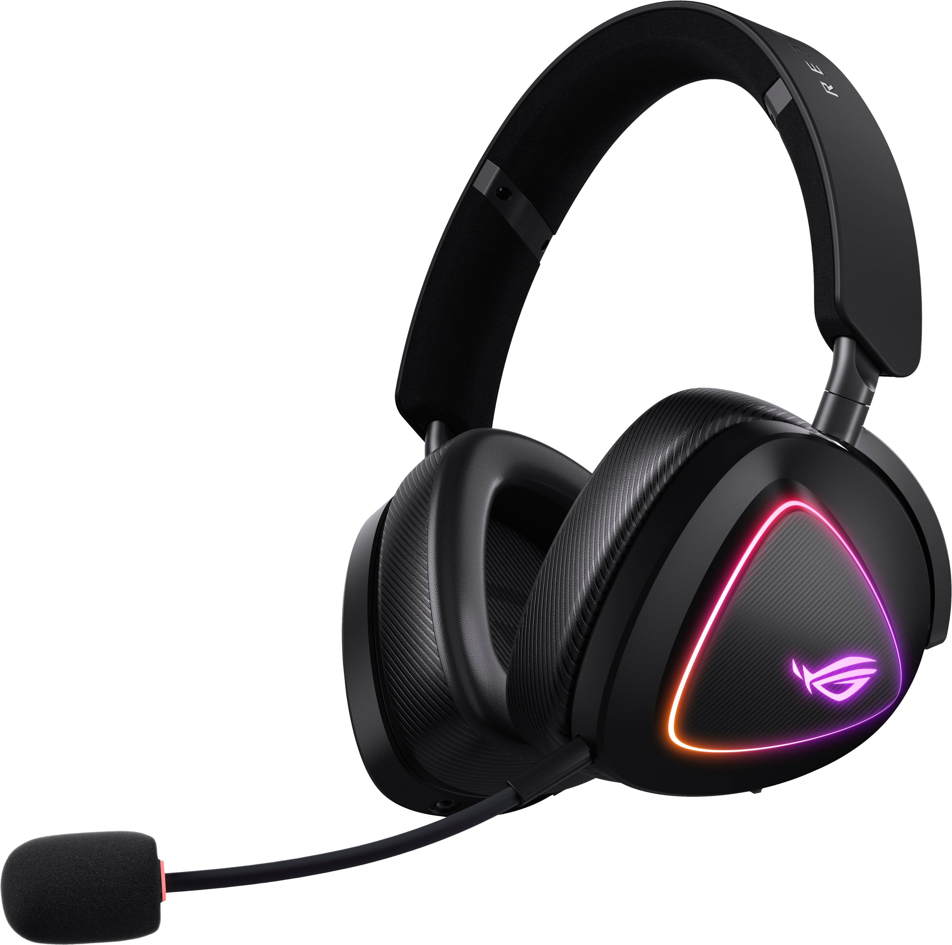 ASUS - ROG Delta II Wireless RGB Gaming Headset for PC/Mac, Xbox, PS5, PS4 and Switch - Black product image