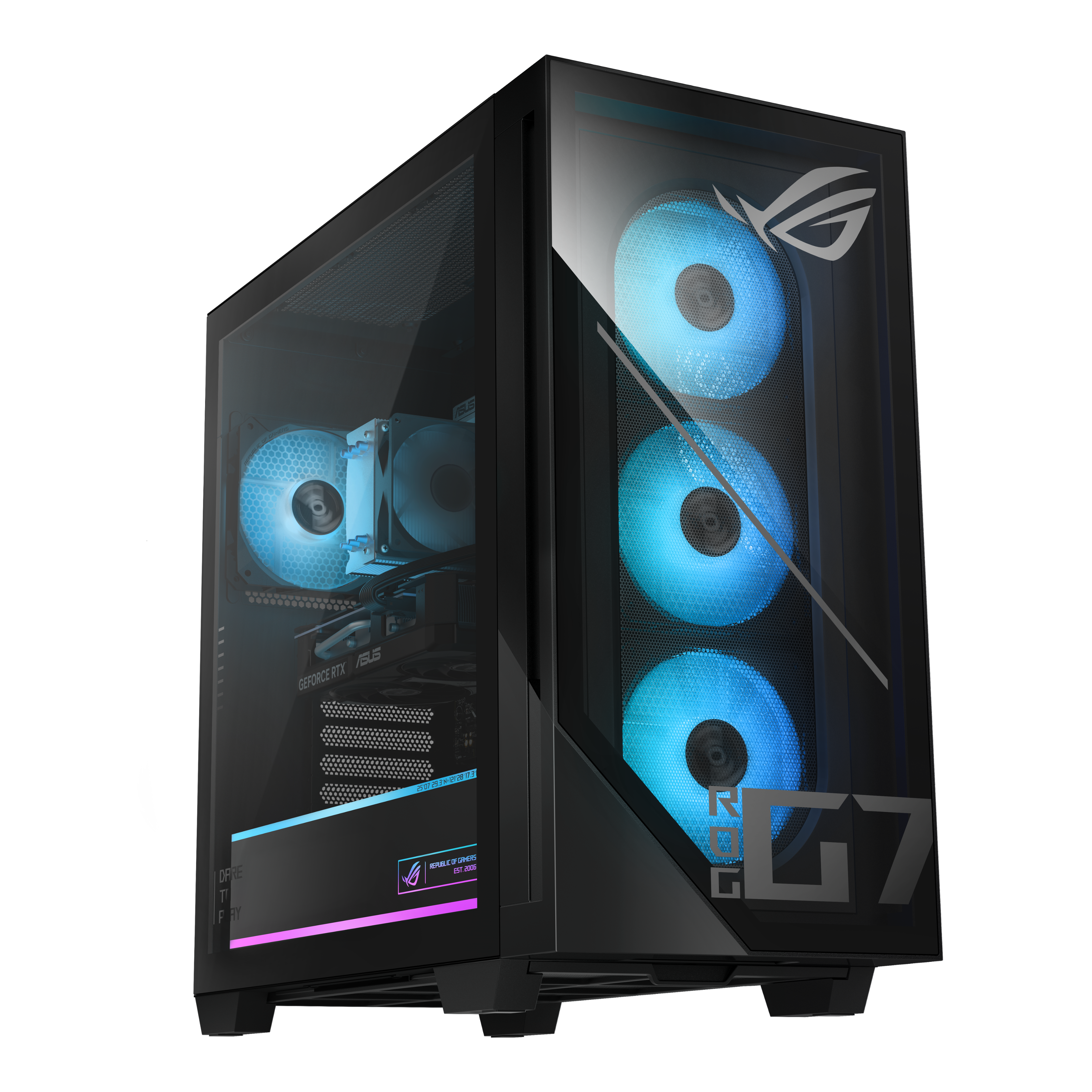 ASUS - ROG G700 Gaming Desktop - Intel Core Ultra 5 225F - 16GB Memory - NVIDIA GeForce RTX 5060 8GB - 1TB SSD - Black produ…