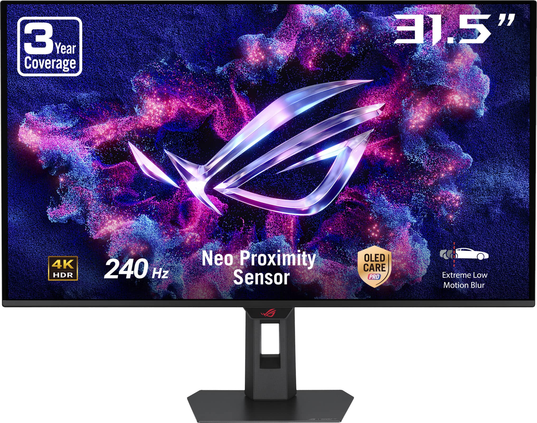 ASUS - ROG Strix 32" 4K OLED 240Hz 0.03ms Gaming Monitor with FreeSync Premium Pro and HDR (DisplayPort, HDMI) - Black produ…