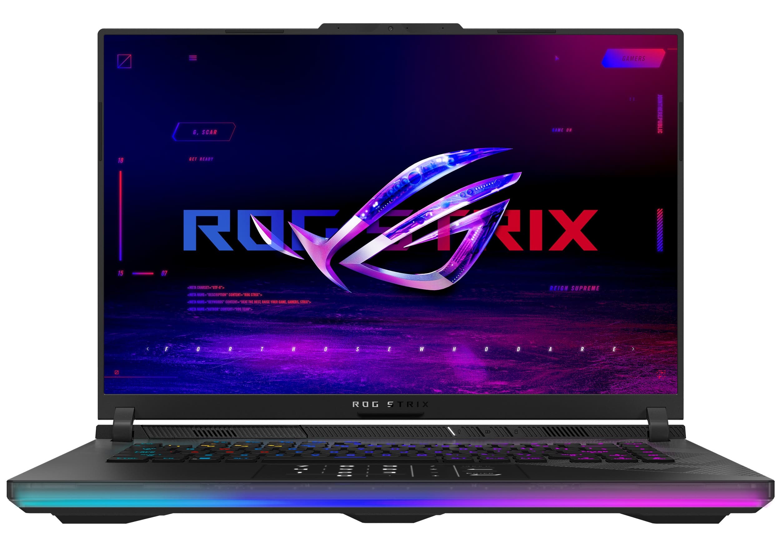 ASUS - ROG Strix SCAR 16” 240Hz Gaming Laptop QHD - Intel Core i9-14900HX with 32GB Memory - NVIDIA GeForce RTX 4090 - 2TB S…