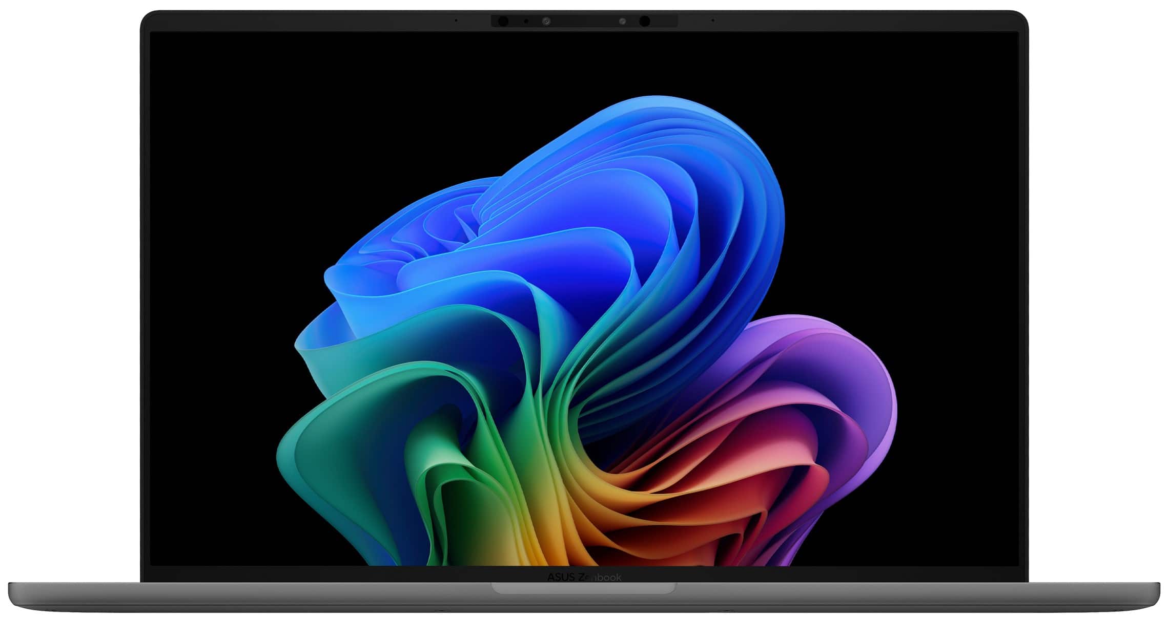 ASUS - Zenbook A14 14" FHD+ OLED Laptop - Copilot+ PC - Snapdragon X with 32GB RAM - 1TB SSD - Iceland Gray product image