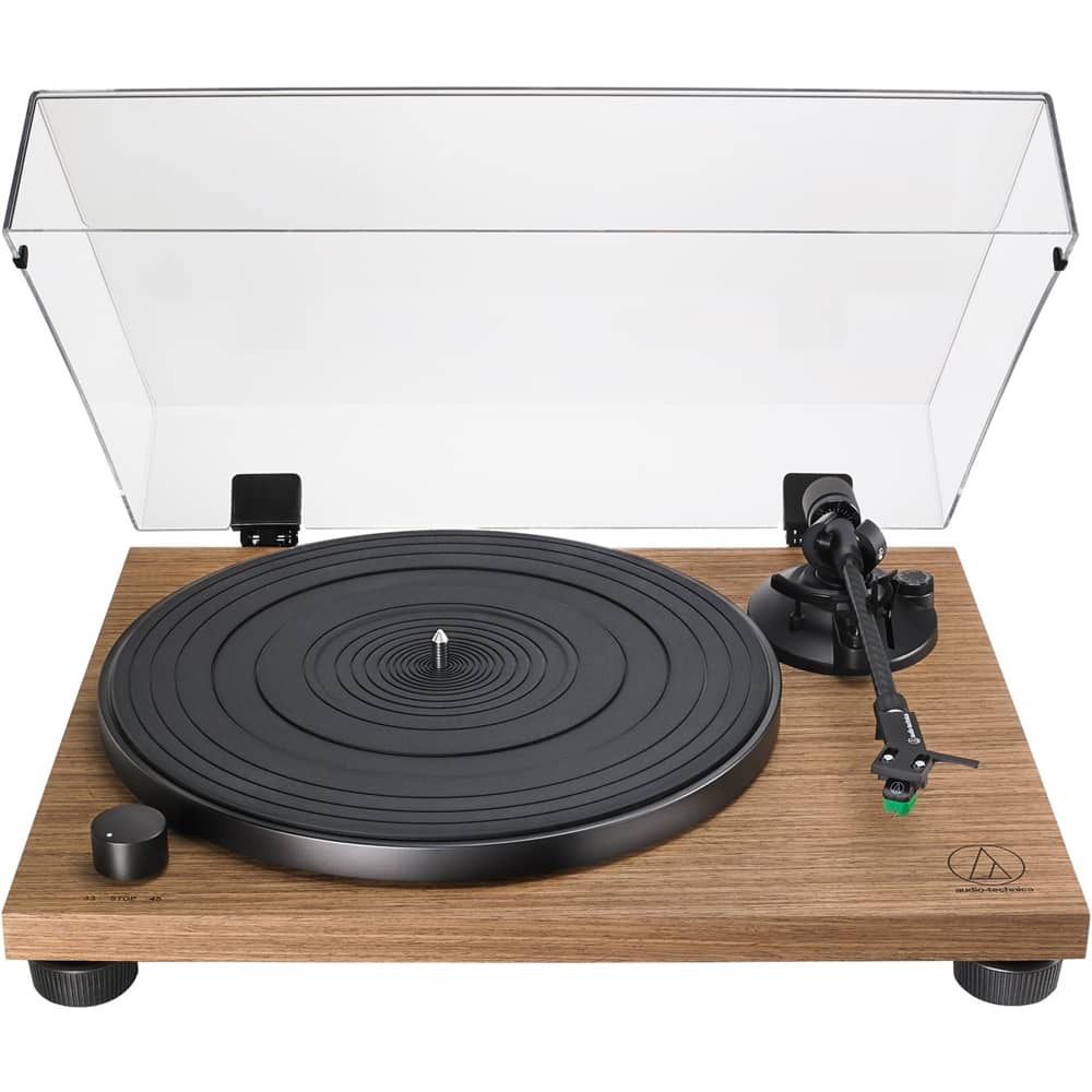 Audio-Technica - Audio Technica AT-LPW40WN Wood Base Turntable - Walnut product image