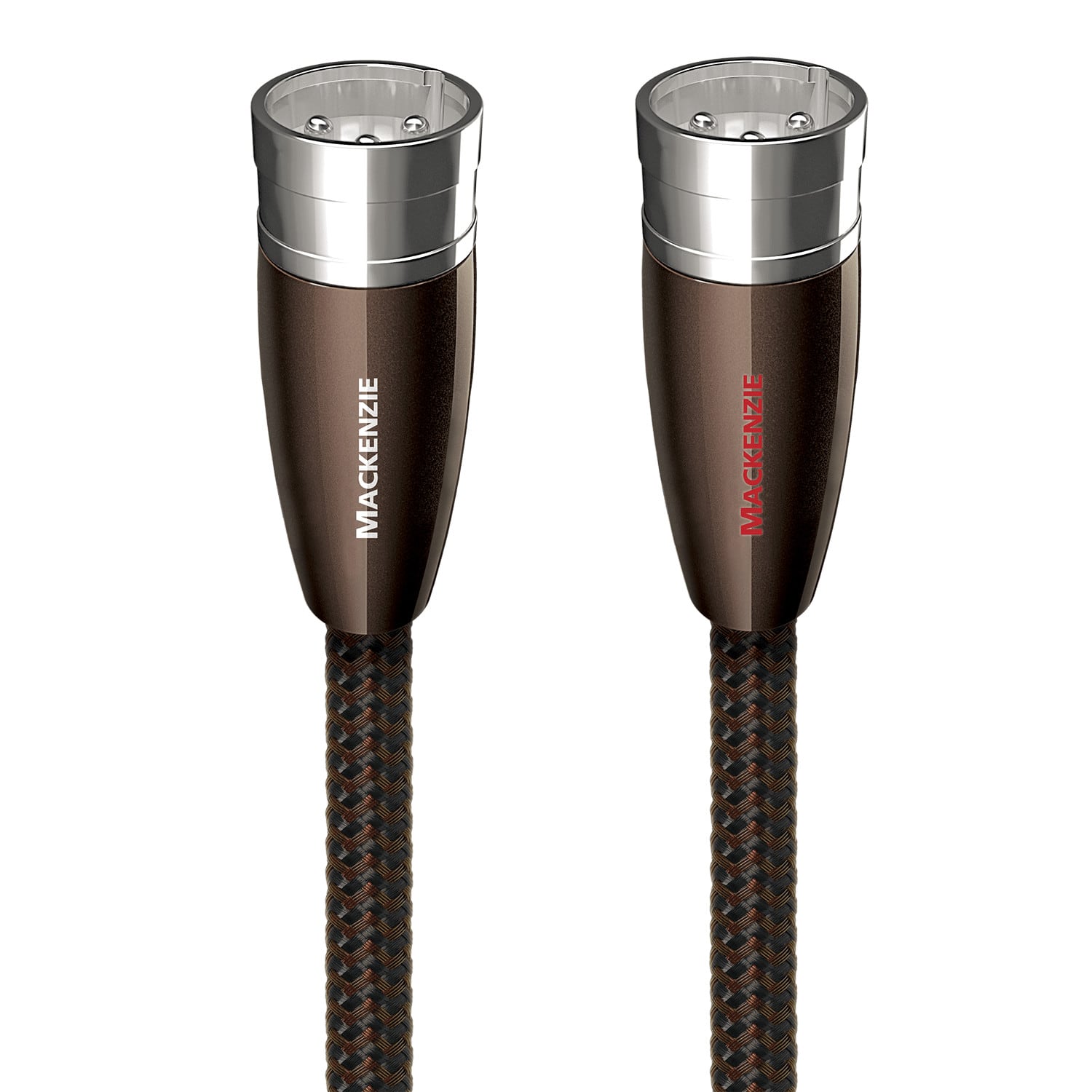 AudioQuest - Mackenzie XLR > XLR 1.6' Analog Audio Interconnect Cable - Brown on Black product image