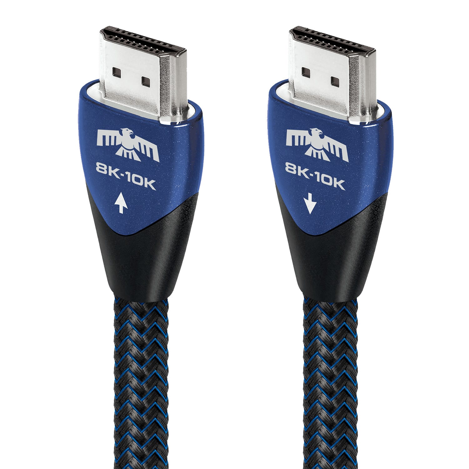 AudioQuest - ThunderBird 48 2.5' 4K-8K-10K 48Gbps HDMI Cable - Blue on Black product image