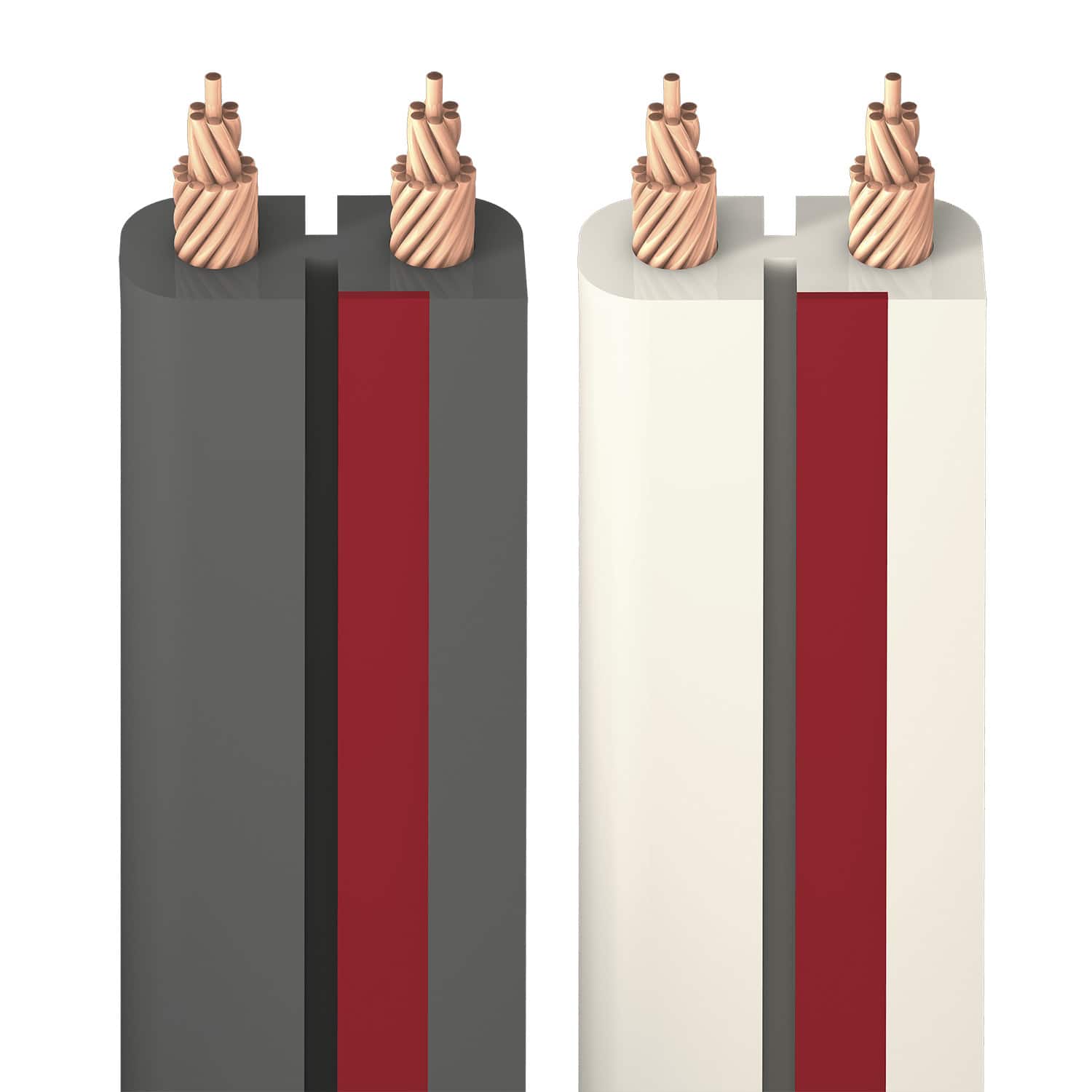 AudioQuest - X2 - 30' - Gray with Red Stripes product image