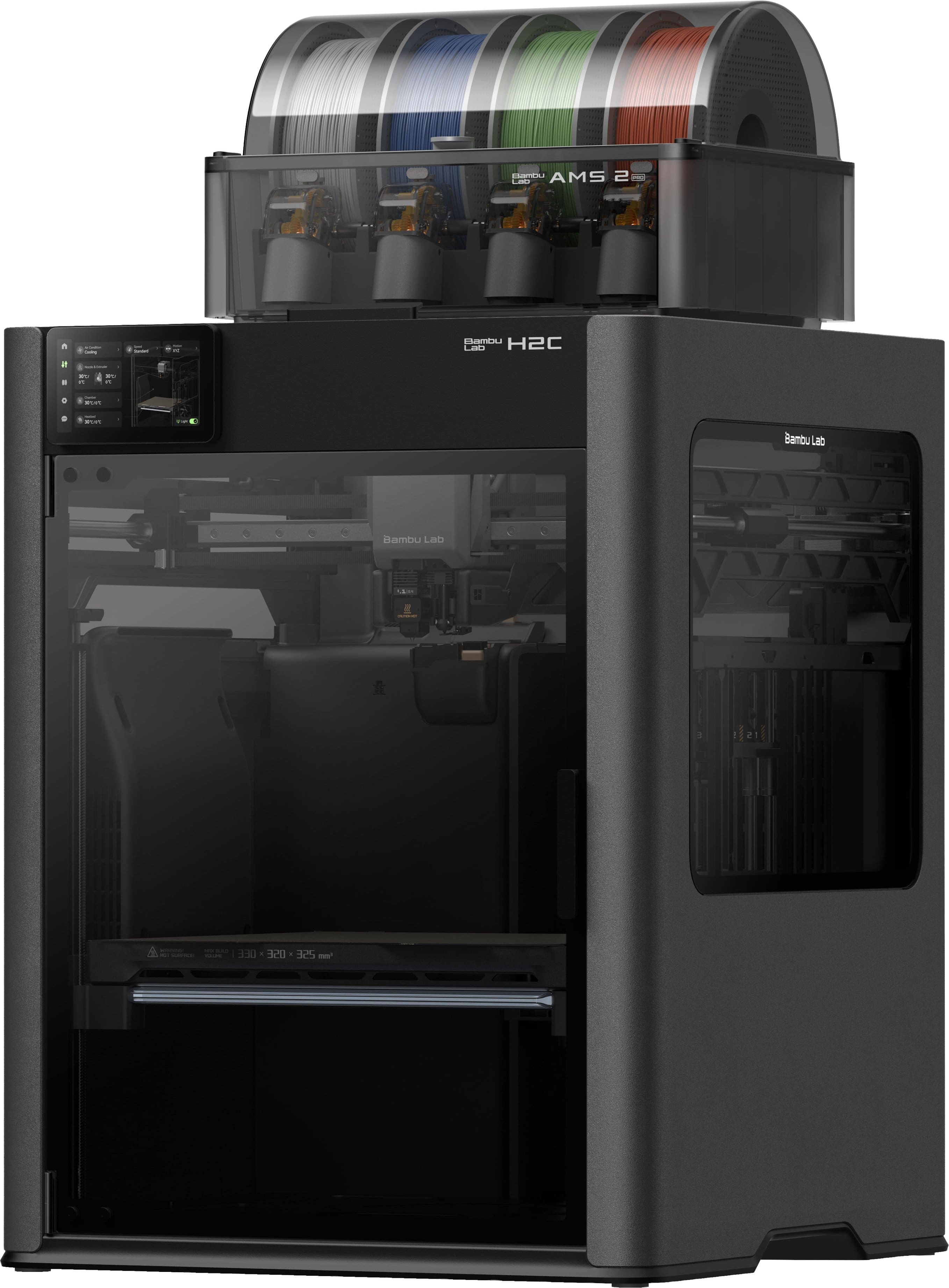 Bambu Lab - H2C AMS Combo 3D Printer - Gray product image