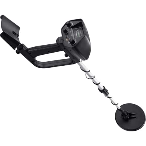 Barska - Pro Edition Metal Detector-High Sensitivity, Waterproof Search Coil, Adjustable Discrimination & Sensitivity - Blac…