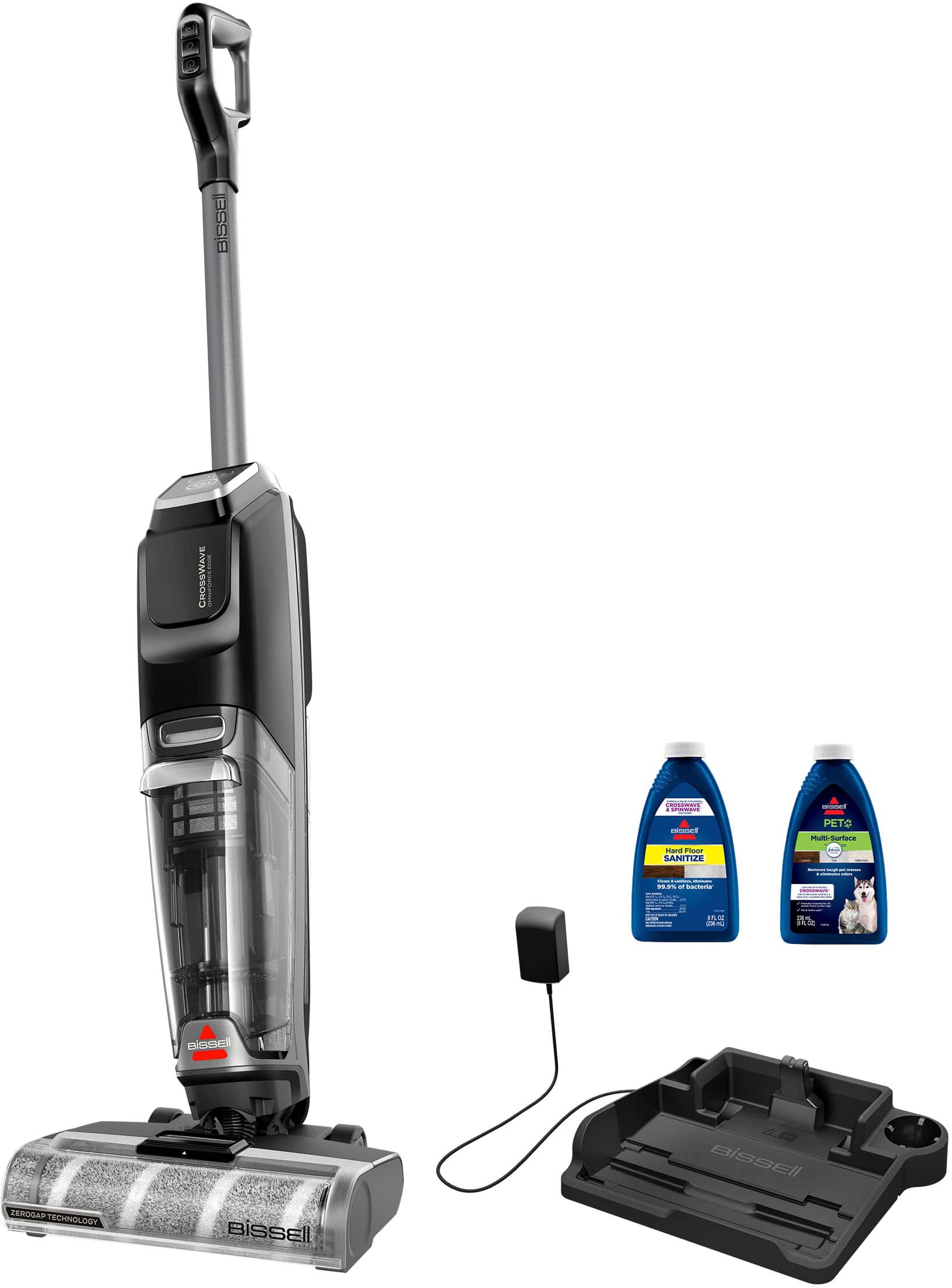 BISSELL - CrossWave OmniForce Edge All-in-One Multi-Surface Cleaner - Black/Titanium product image