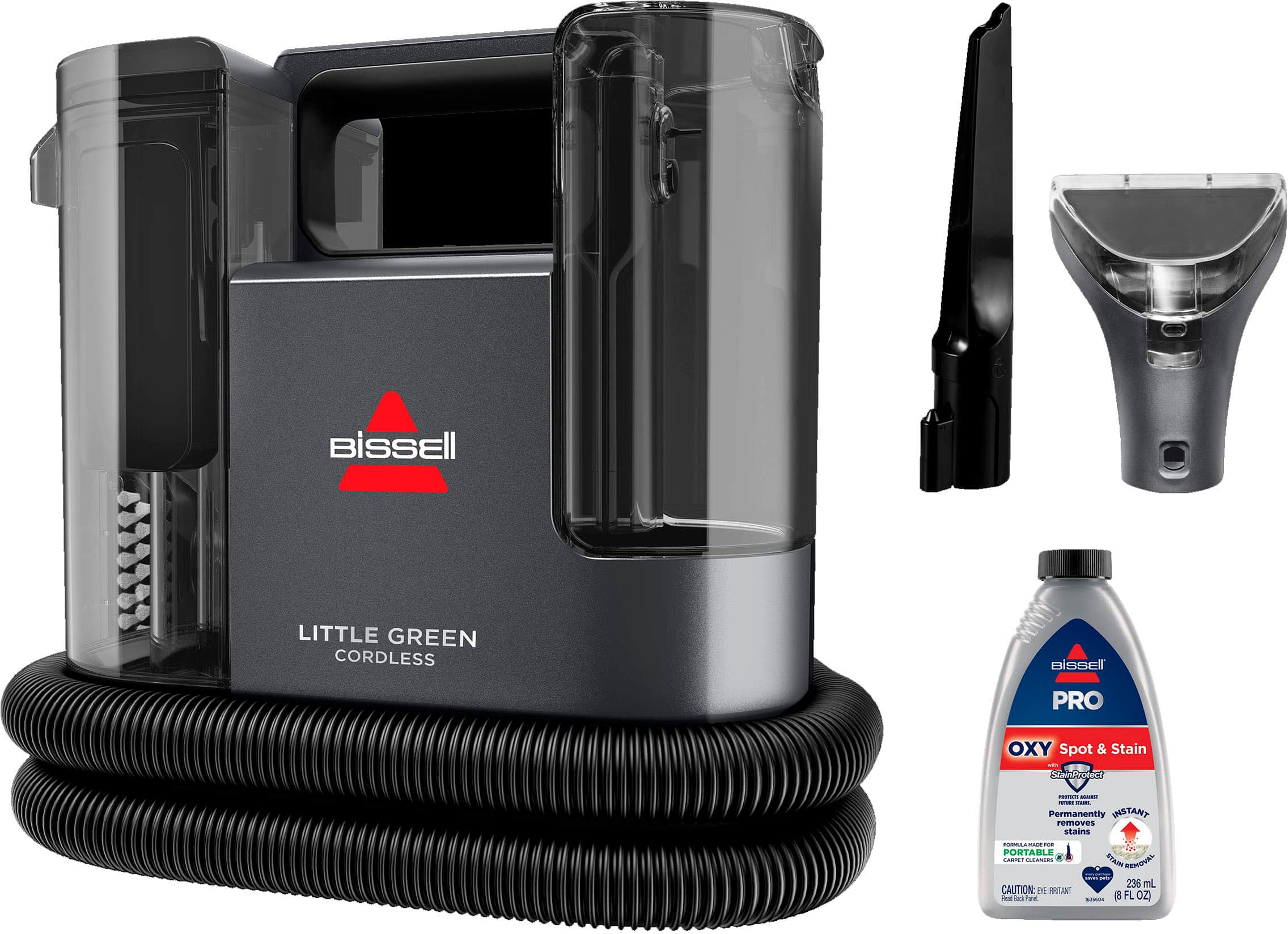 BISSELL - Little Green Cordless Portable Deep Cleaner - Titanium with silver accents product image