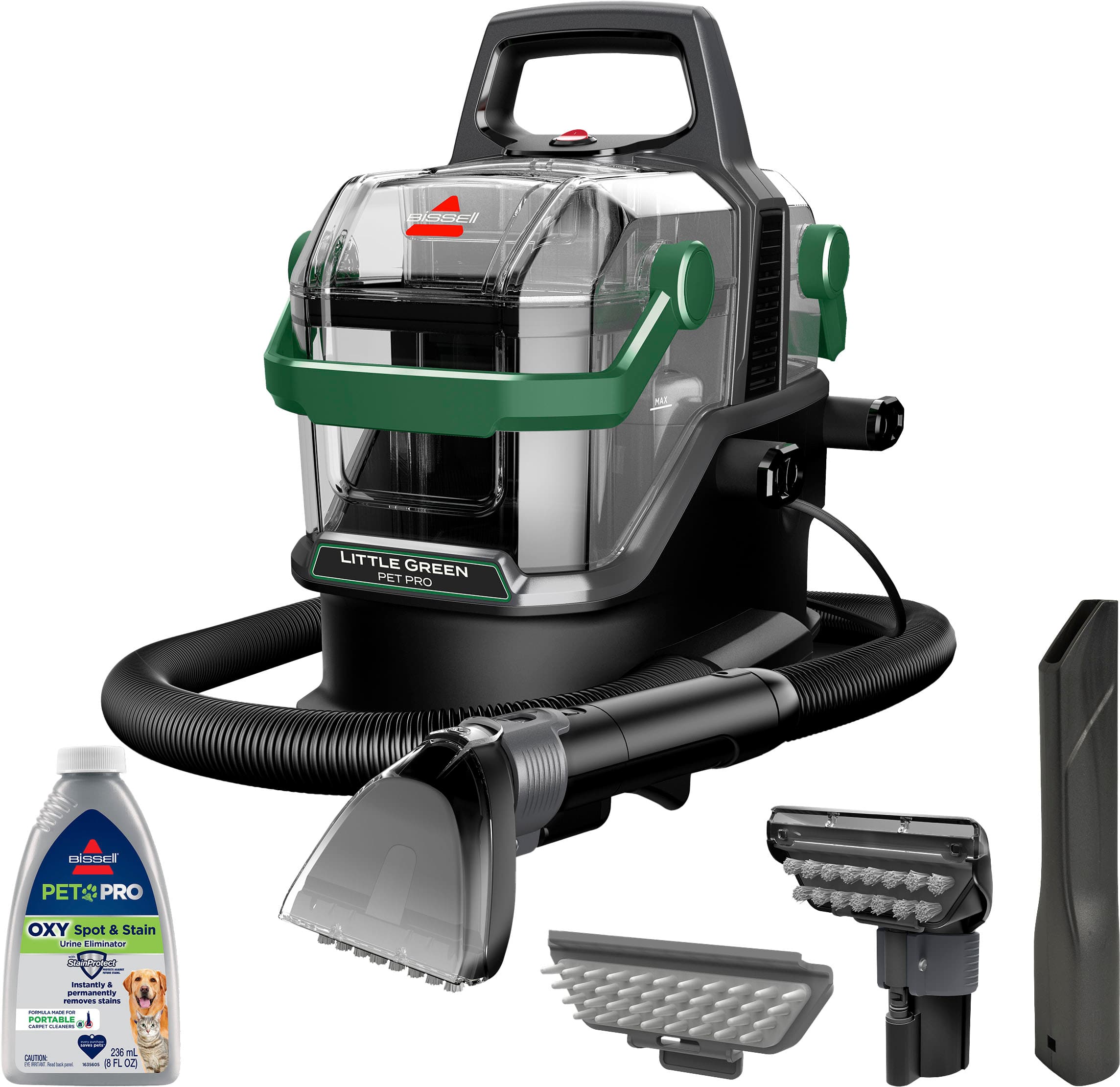 BISSELL - Little Pet Pro Portable Carpet Cleaner - Green product image