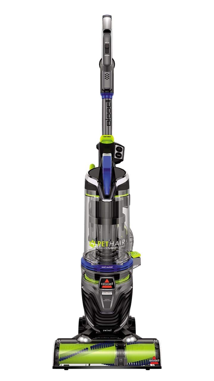 BISSELL - Pet Hair Eraser Turbo Rewind Upright Vacuum - Cobalt Blue and Electric Green product image
