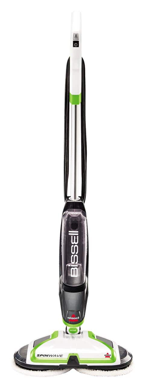 BISSELL - SpinWave Hard Floor Spin Mop - White with ChaCha Lime Accents product image