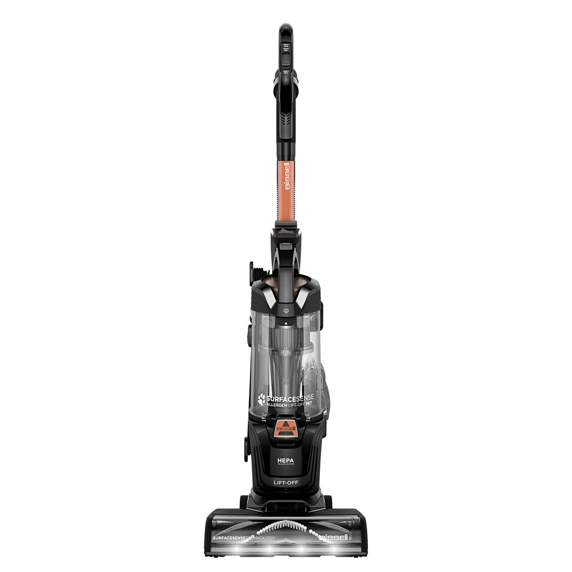 BISSELL - SurfaceSense Allergen Pet Lift-Off Upright Vacuum - Black product image