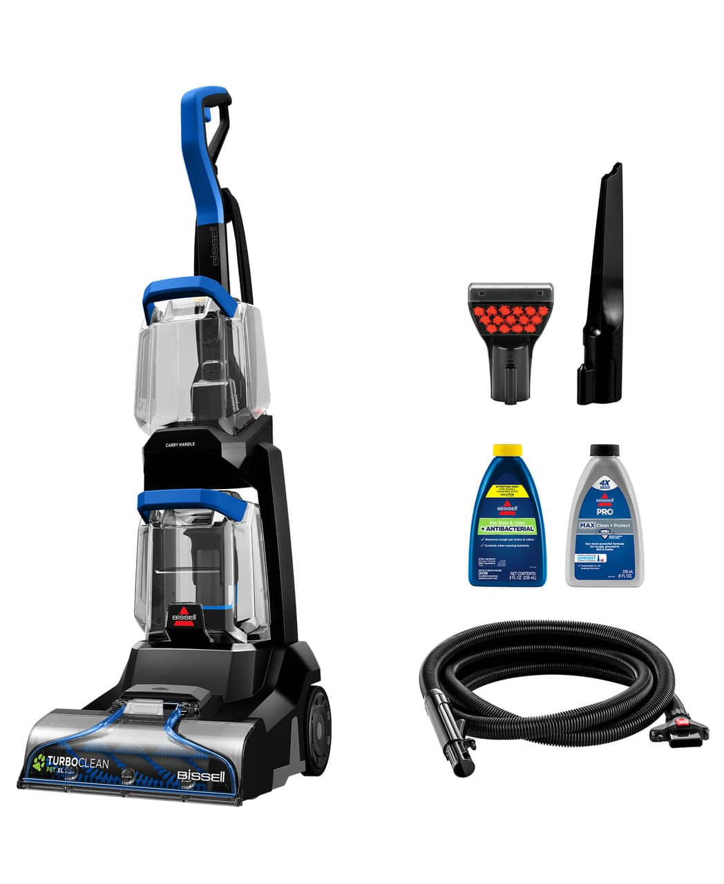 BISSELL - TurboClean Pet XL - Black with Colbalt Blue Accents product image