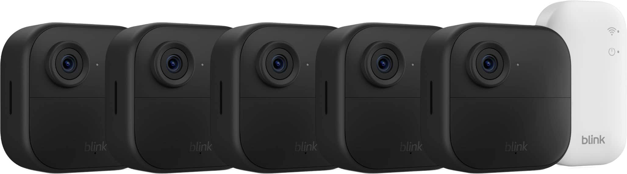Blink - Outdoor 4 - Wireless smart security camera, two-year battery life, 1080p HD. Sync Module Core included - 3 Cameras -…