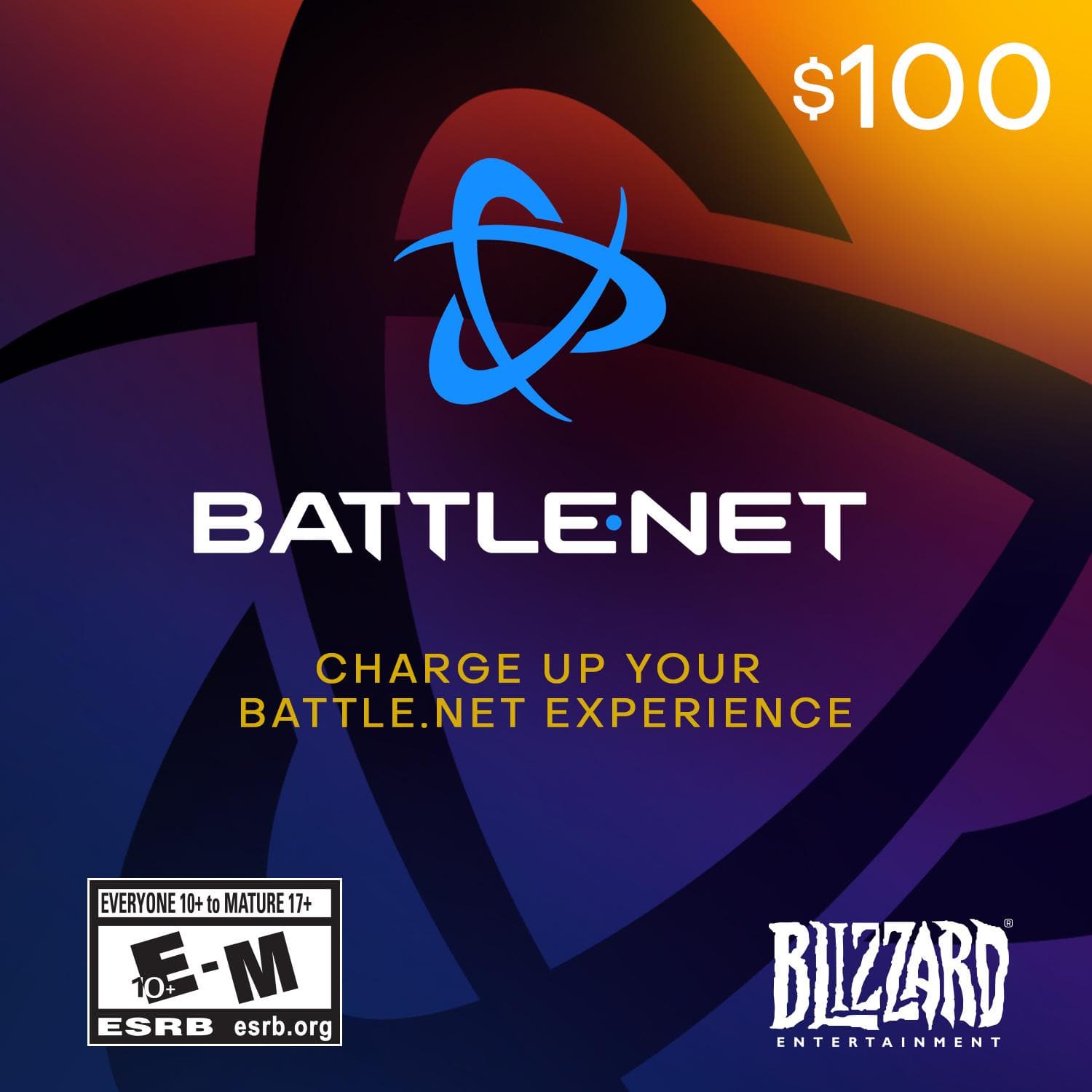 Blizzard Entertainment - $100 Blizzard Balance Code [Digital] product image