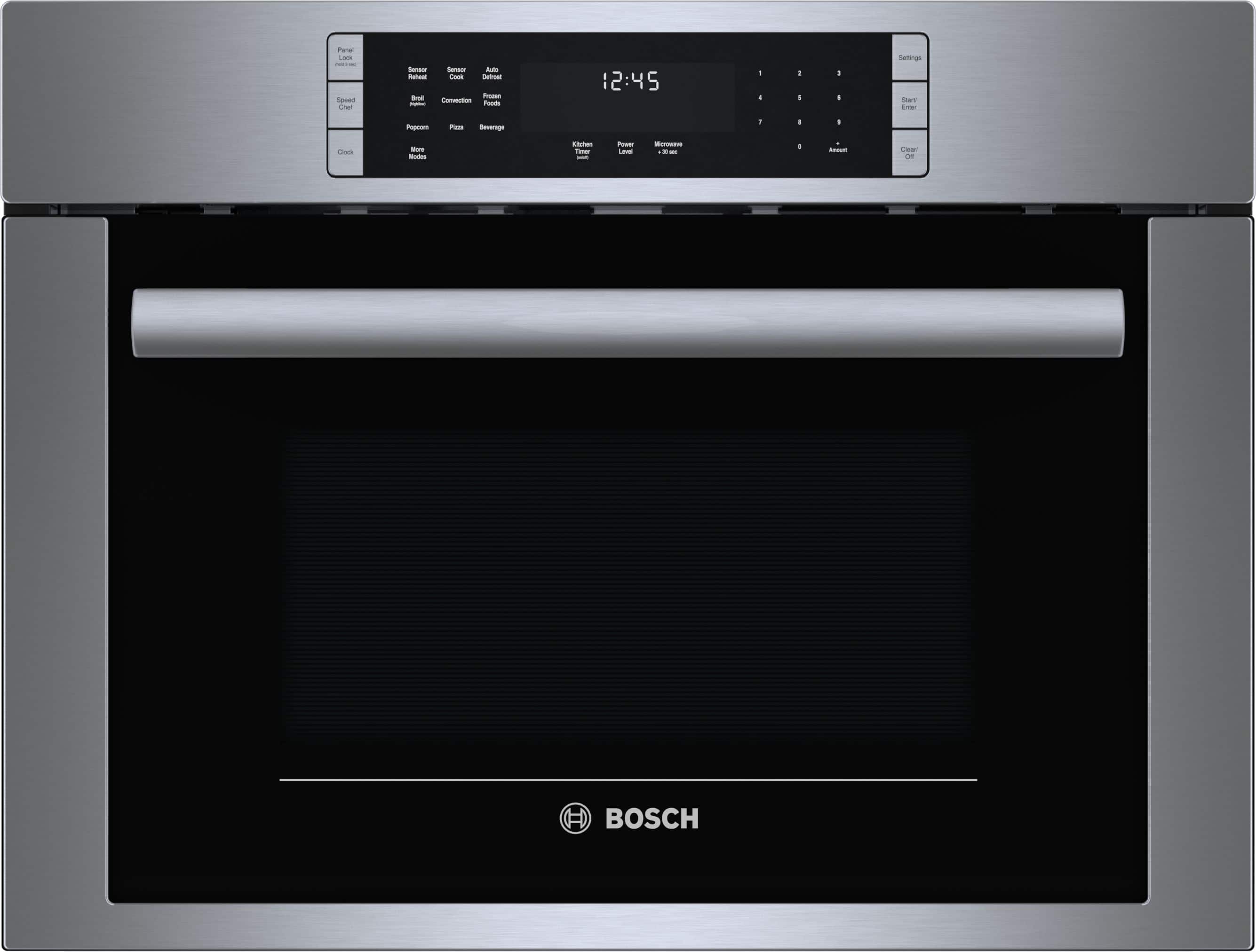 Bosch - 500 Series 1.6 Cu. Ft. Convection Built-In Microwave with Sensor Cooking - Stainless Steel product image